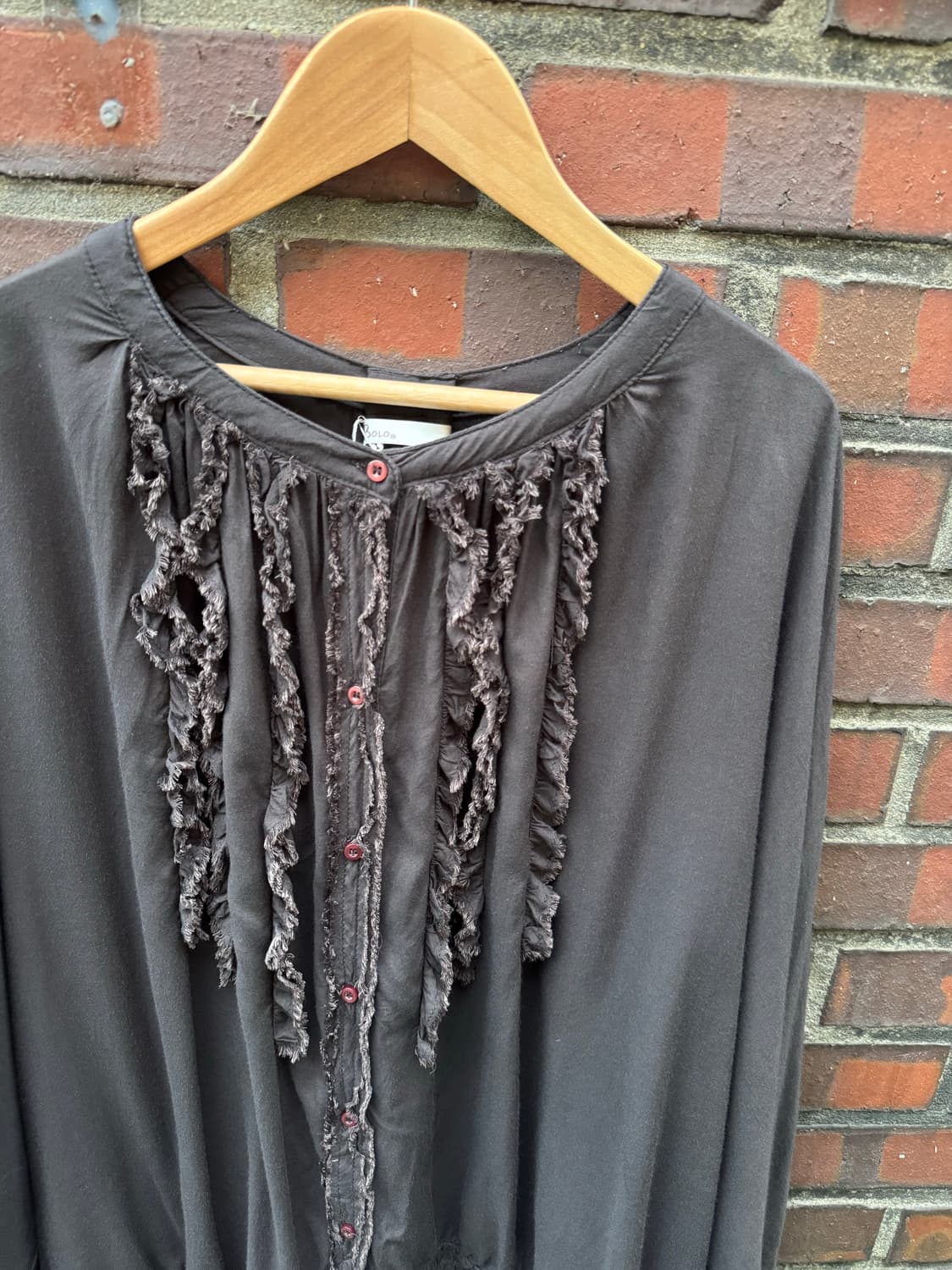 Vintage frill blouse 상품이미지3