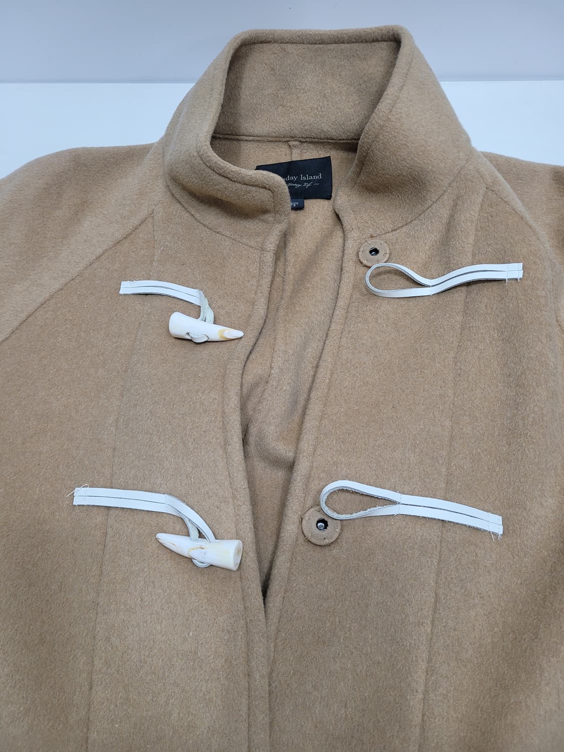 써스데이아일랜드 21FW  하이넥 더플 코트 / 여 S (85-160)
 상품이미지4