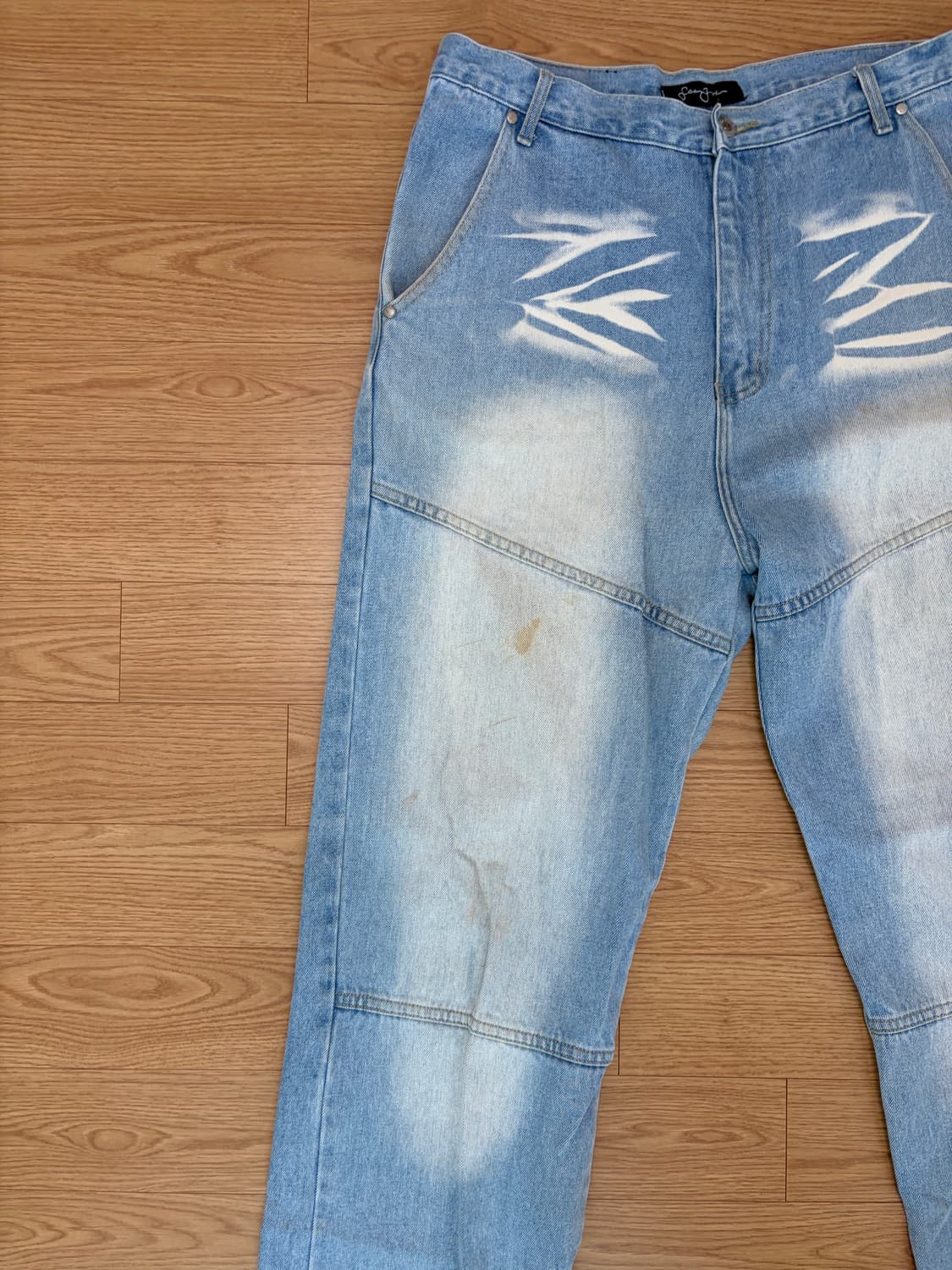 션존 데님 팬츠  상품이미지3