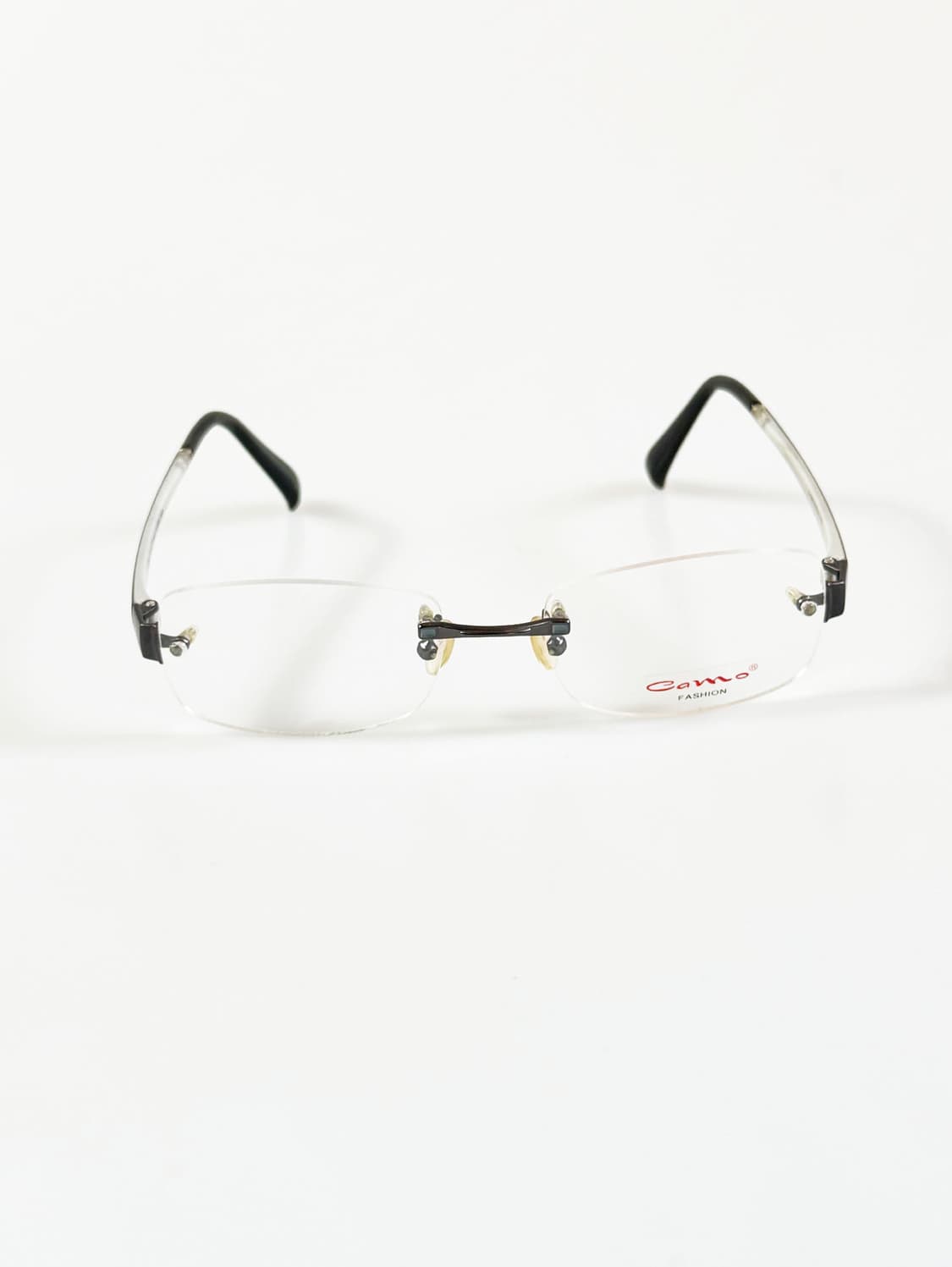 CAMO 무테 스퀘어 티타늄 톤 메탈 빈티지 안경 상품이미지1