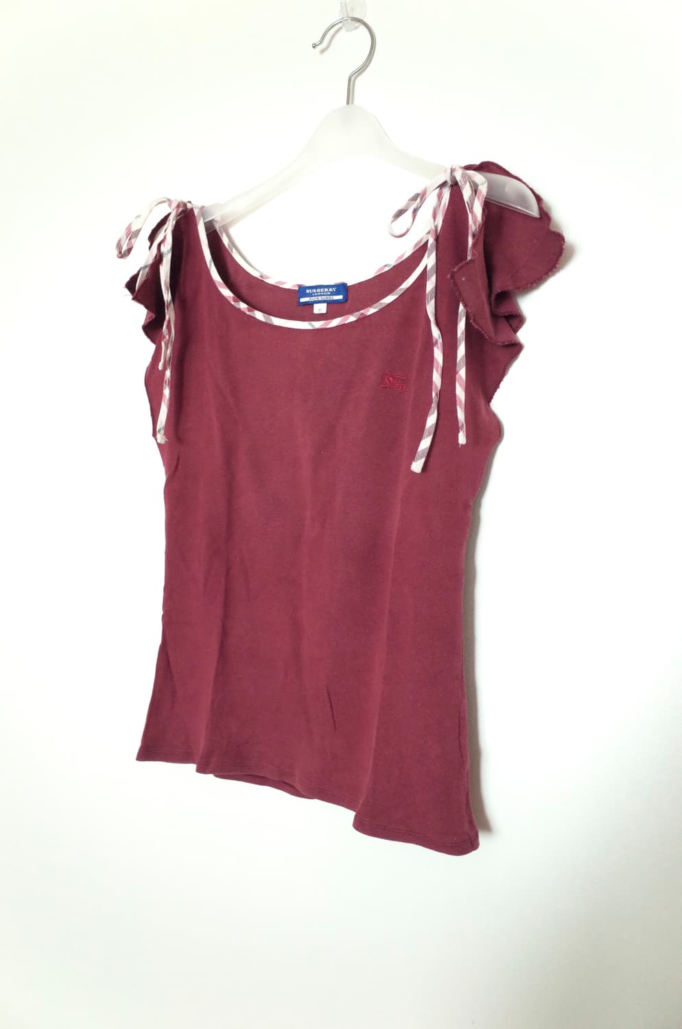 버버리 블루라벨 리본 프릴 탑 상품이미지1