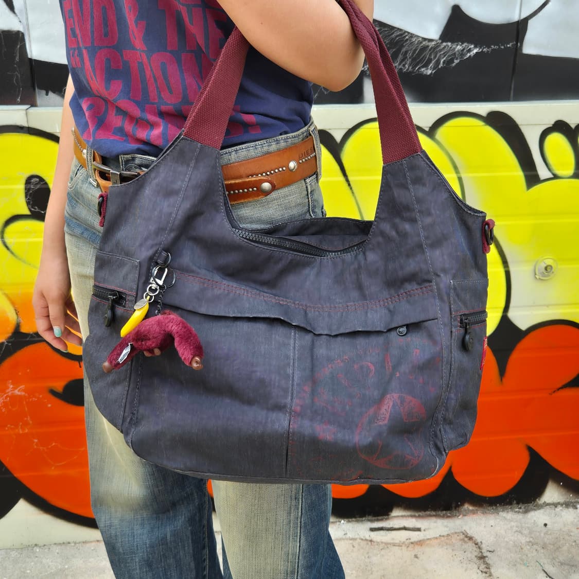 KIPLING) 키플링 Y2K 데님 숄더백 상품이미지8
