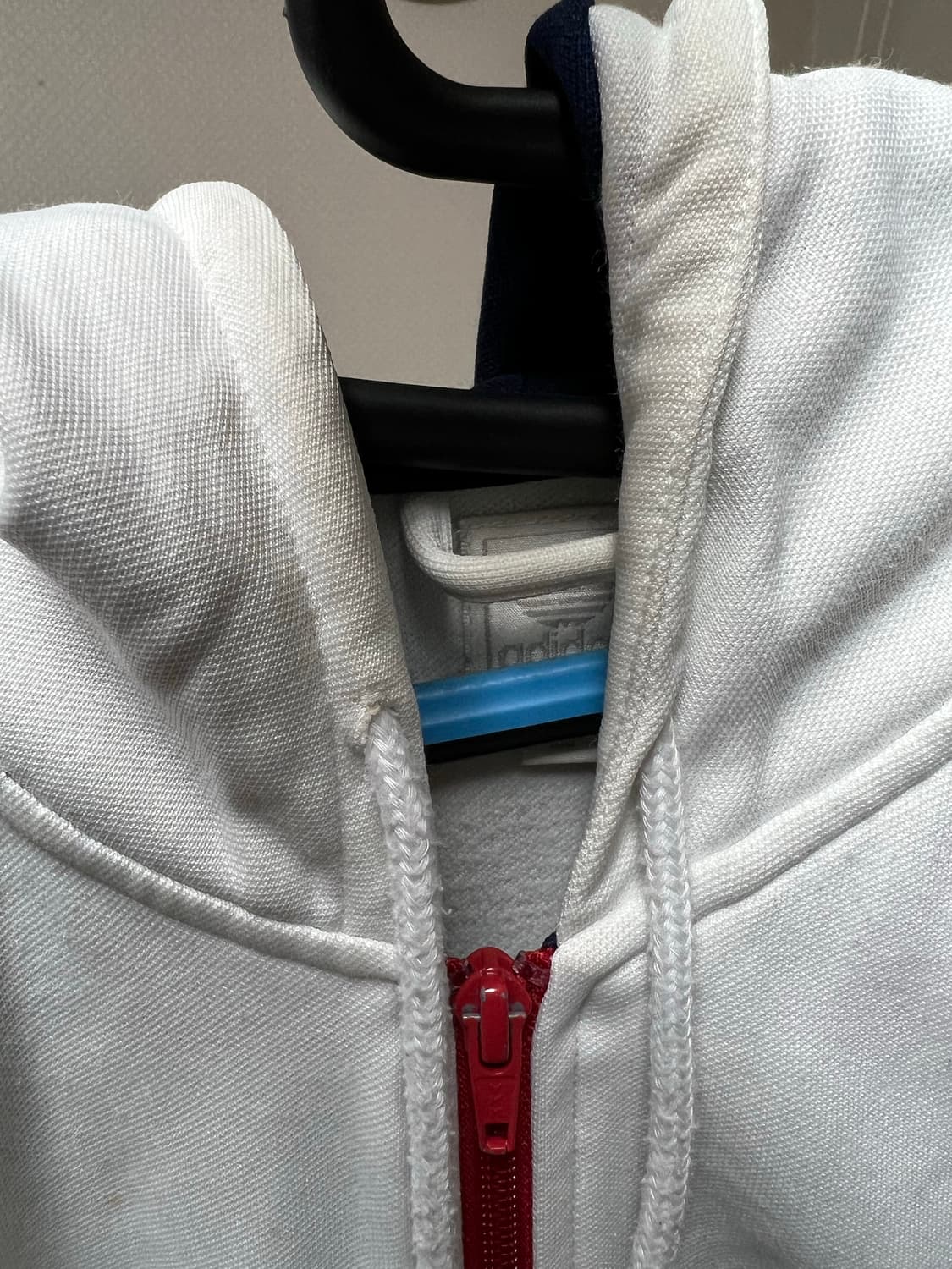 00s 아디다스 올드스쿨 화이트 구영국깔 후드집업 상품이미지6