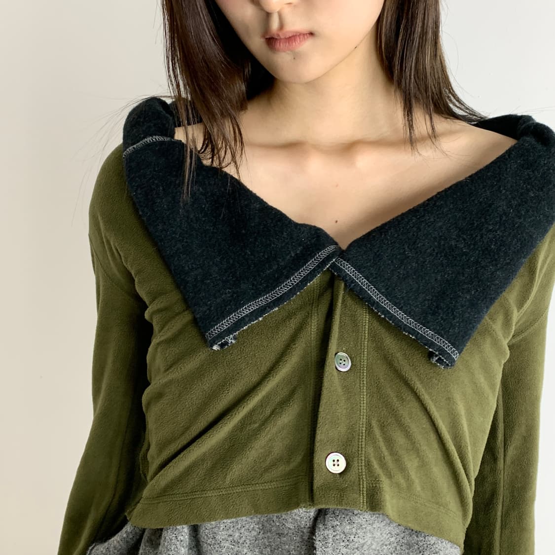 꼼데가르송 09AW 도킹 울 버튼 자켓 상품이미지2