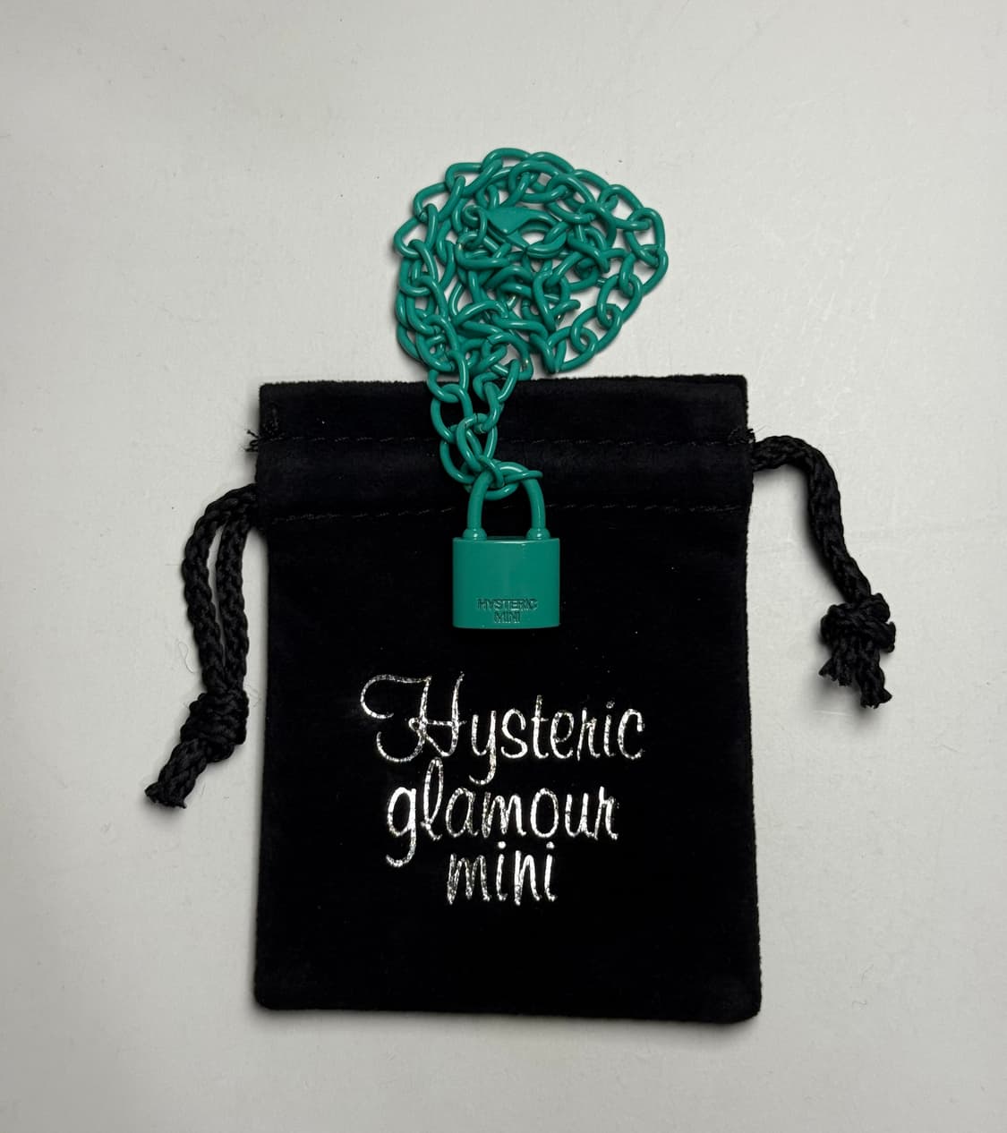 히스테릭 글래머 아카이브 자물쇠 초커 목걸이 새 상품 풀구성 상품이미지2