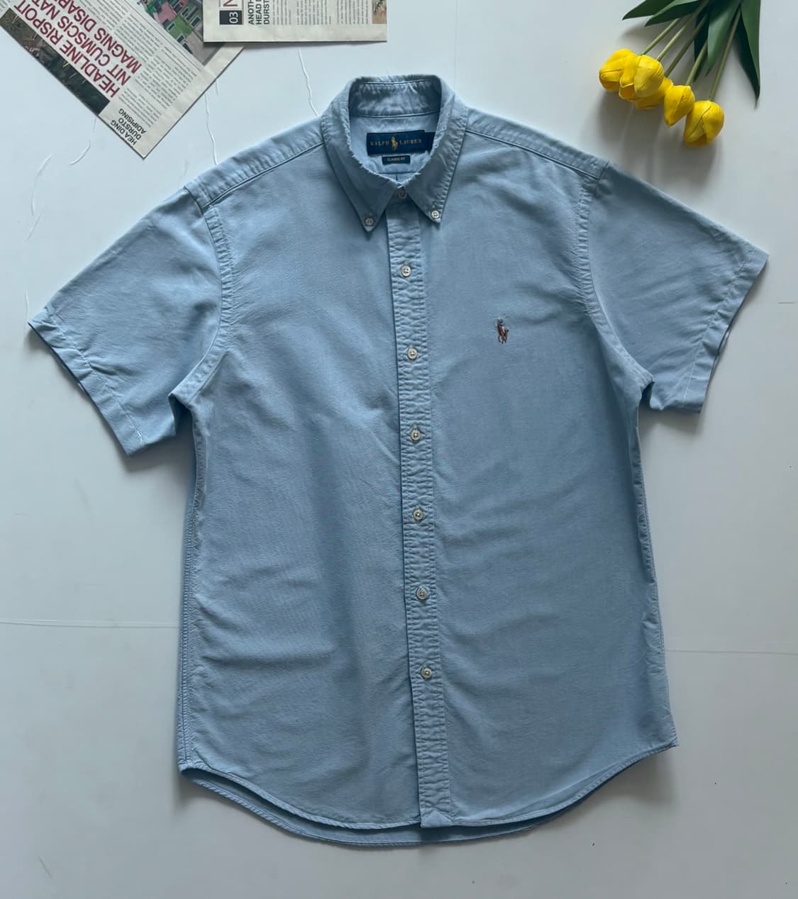 Polo 폴로랄프로렌 옥스포드 반팔 셔츠 상품이미지2