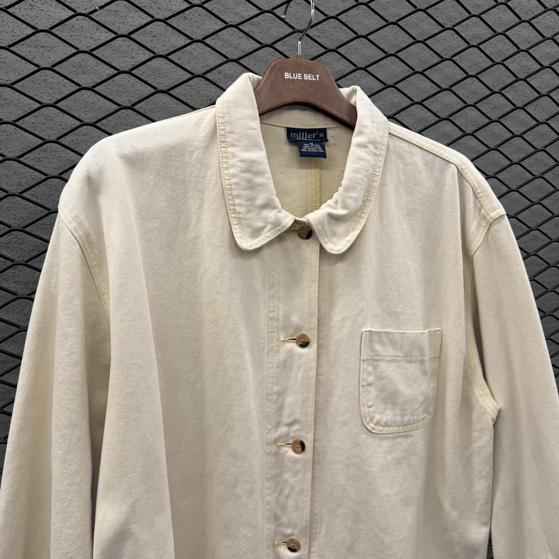 USA VINTAGE 프렌치워크자켓 7부소매 스냅포켓 디테일 상품이미지4