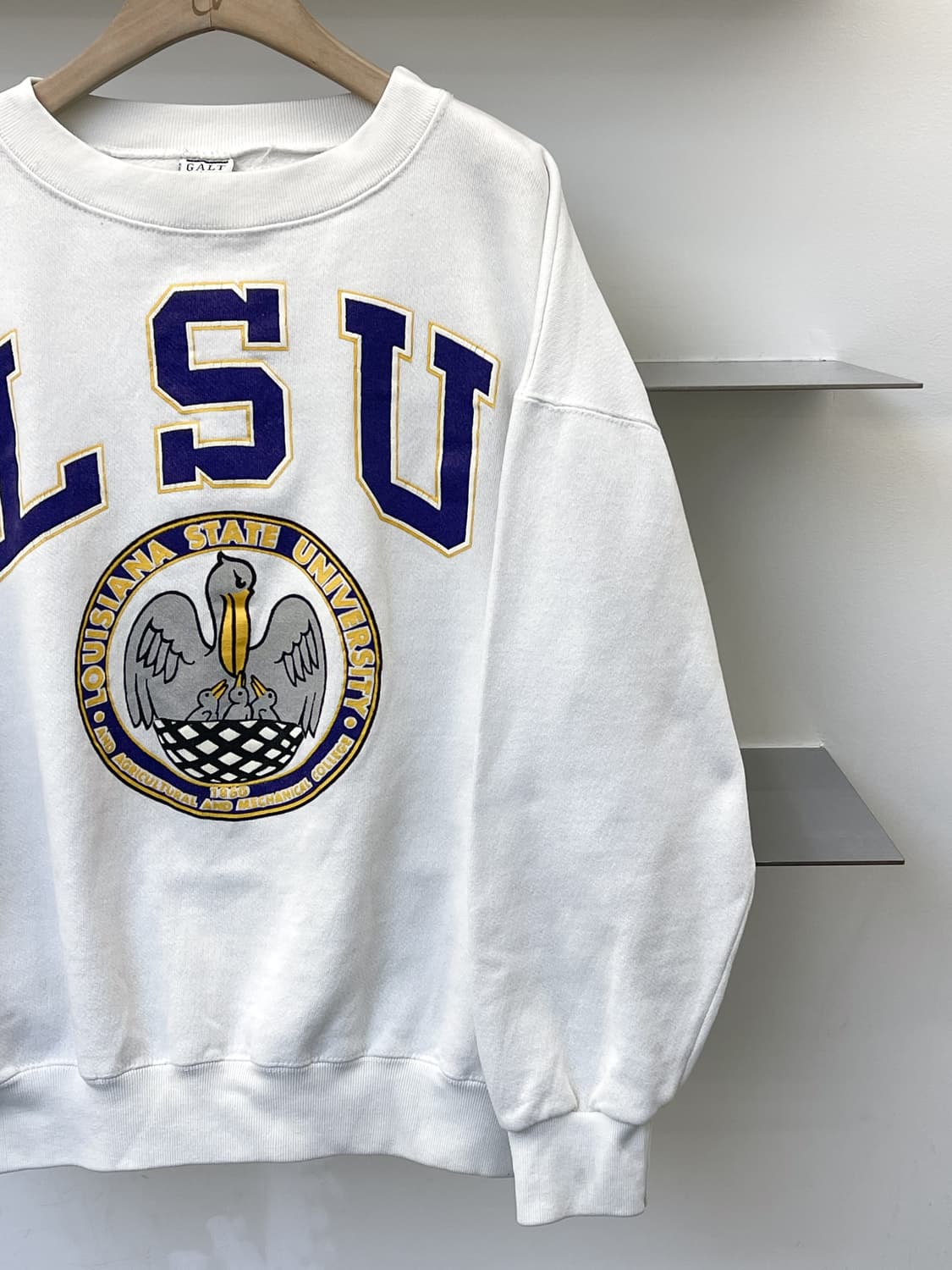 Galt Sand 90s U.S.A LSU 컬리지 스웻셔츠 상품이미지3