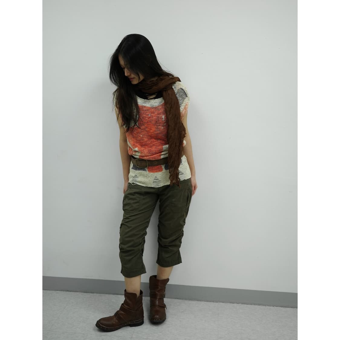 빈티지 락시크 그런지 니트 베스트 상품이미지2