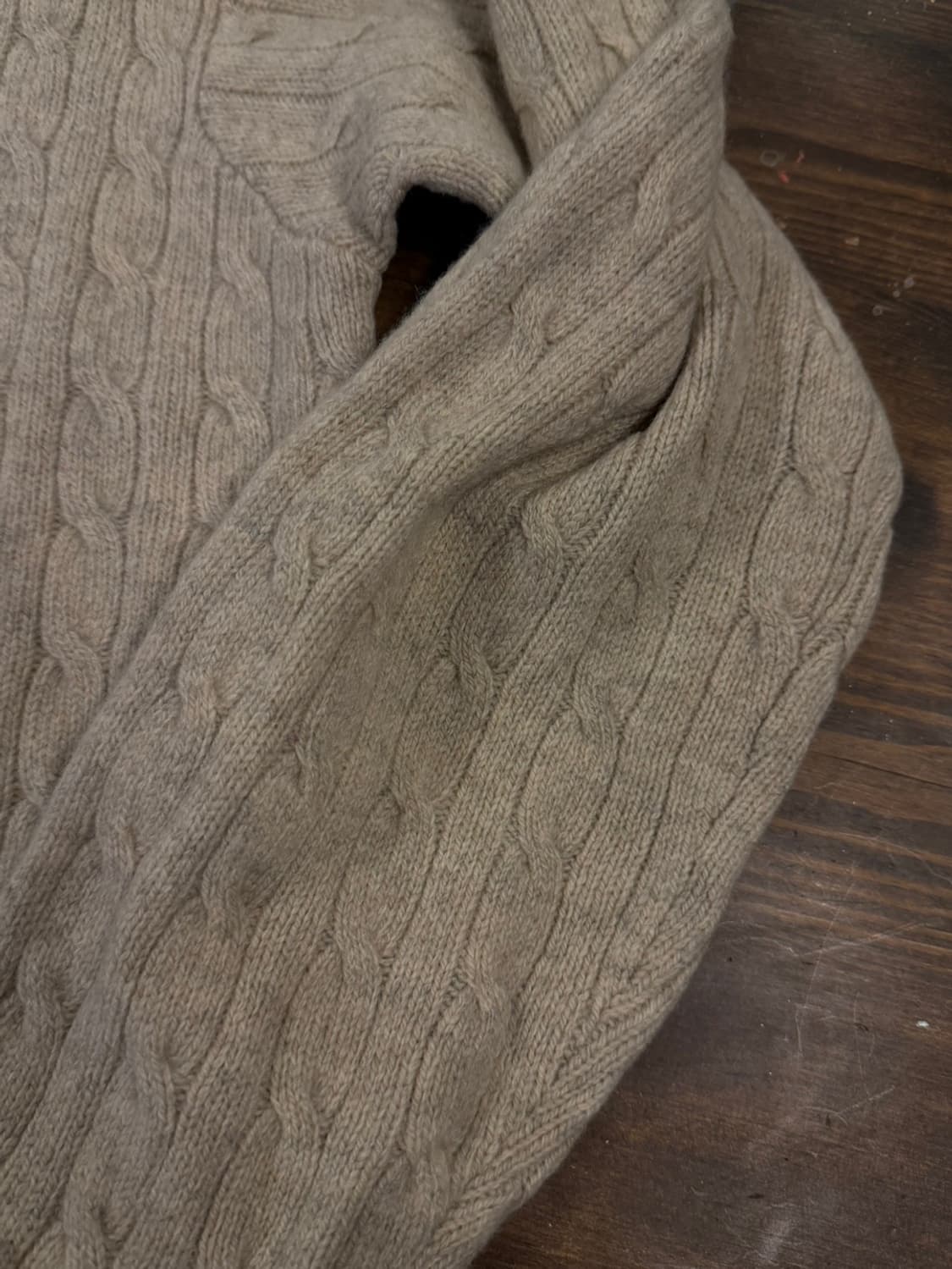 폴로 랄프로렌 램스울 케이블 니트 100 상품이미지8