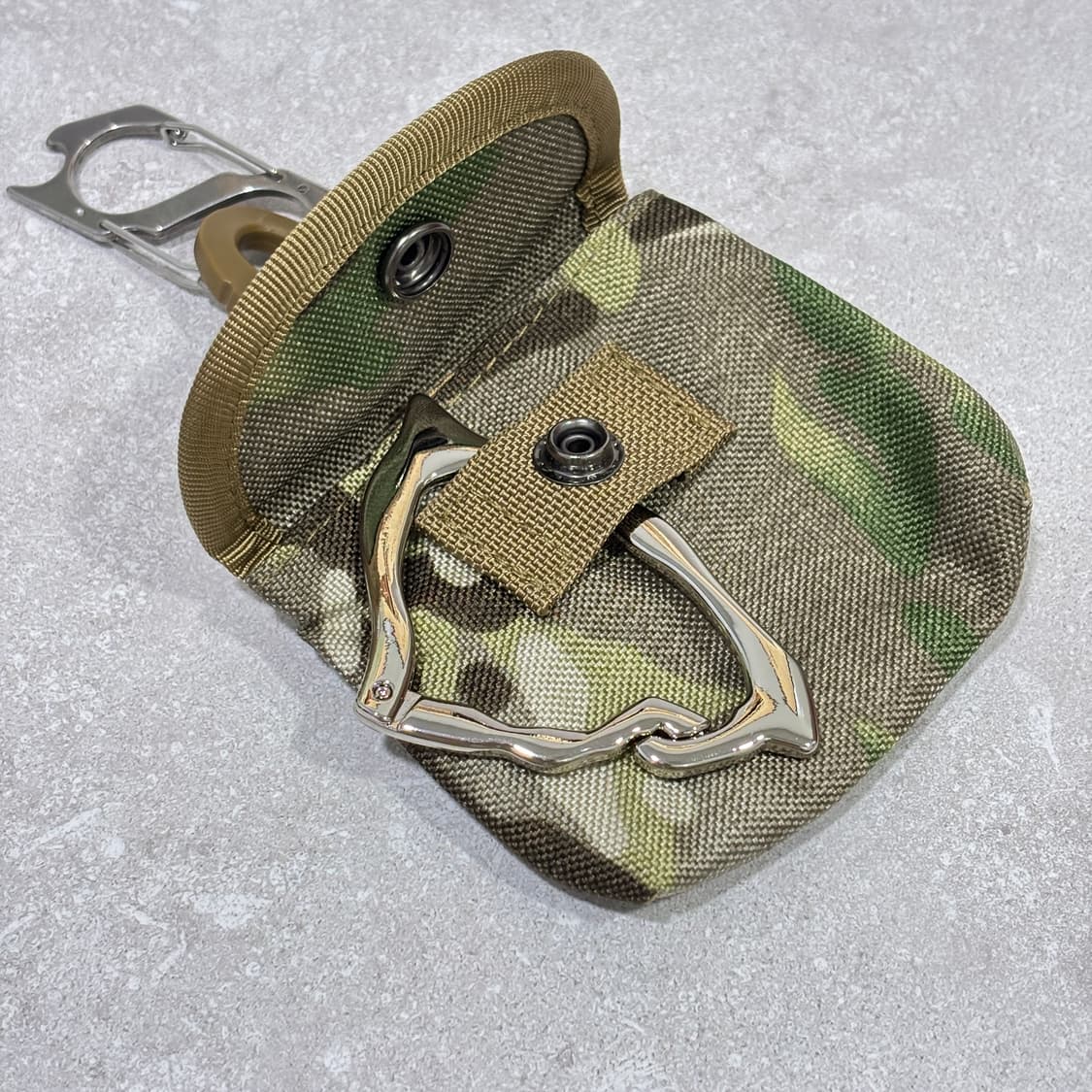 Oribell 카모 밀리터리 카라비너 레이어드 키링 열쇠고리 상품이미지2