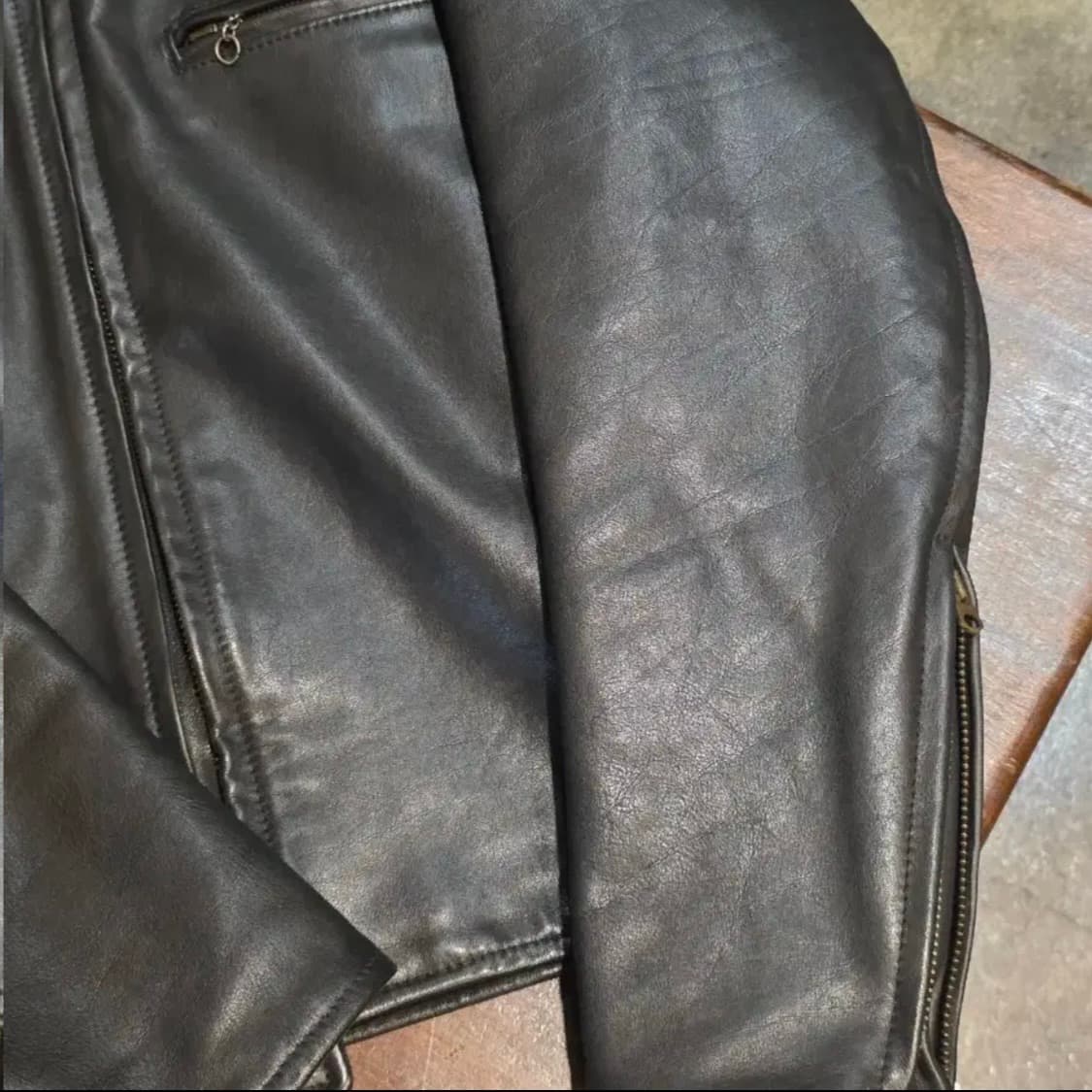 에어로레더 카페레이서 자켓  상품이미지3