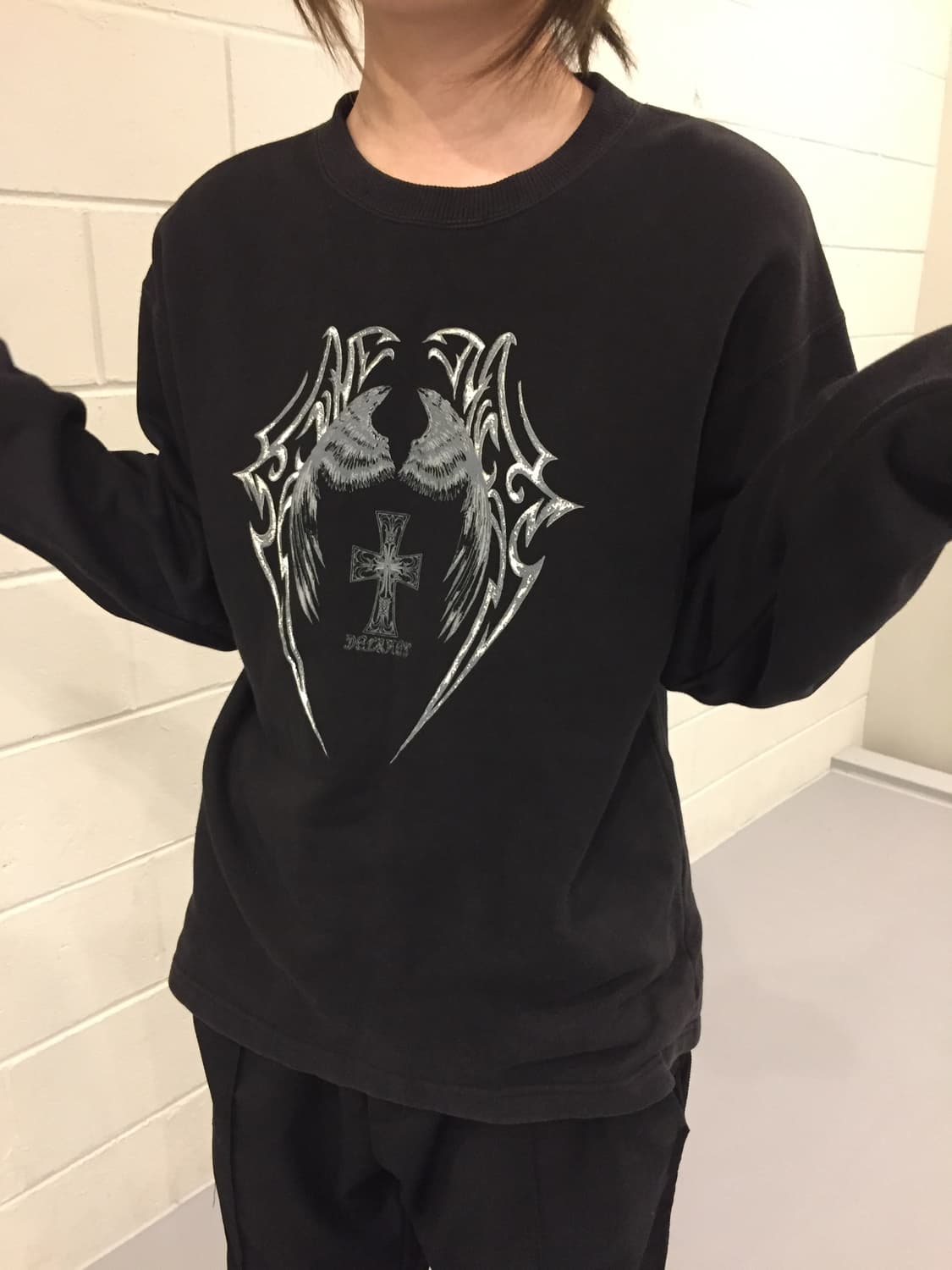 ”Unknown“ Gothic cross Long sleeve 상품이미지3