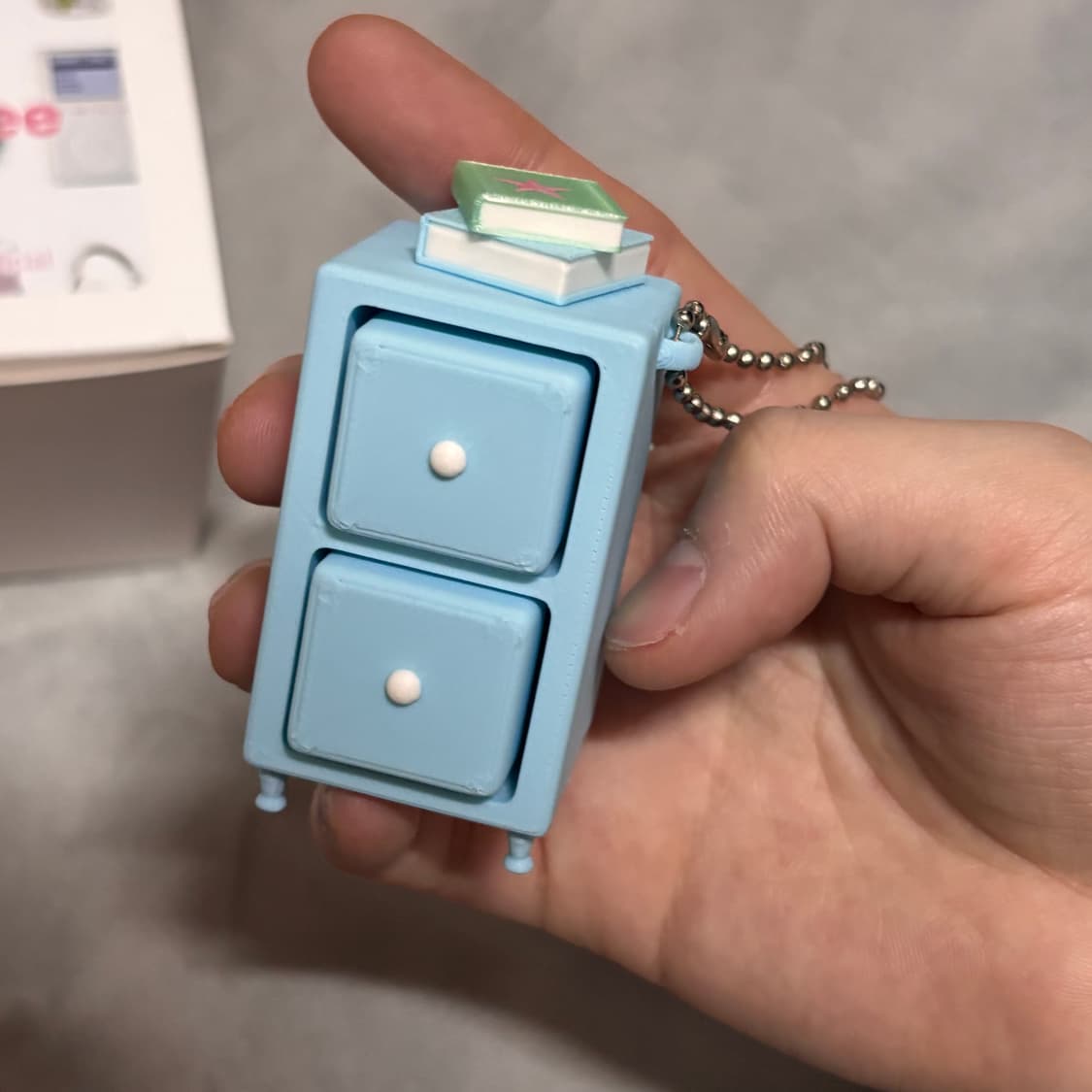 틴리 클리커 새상품 블루 2단 서랍장 상품이미지3