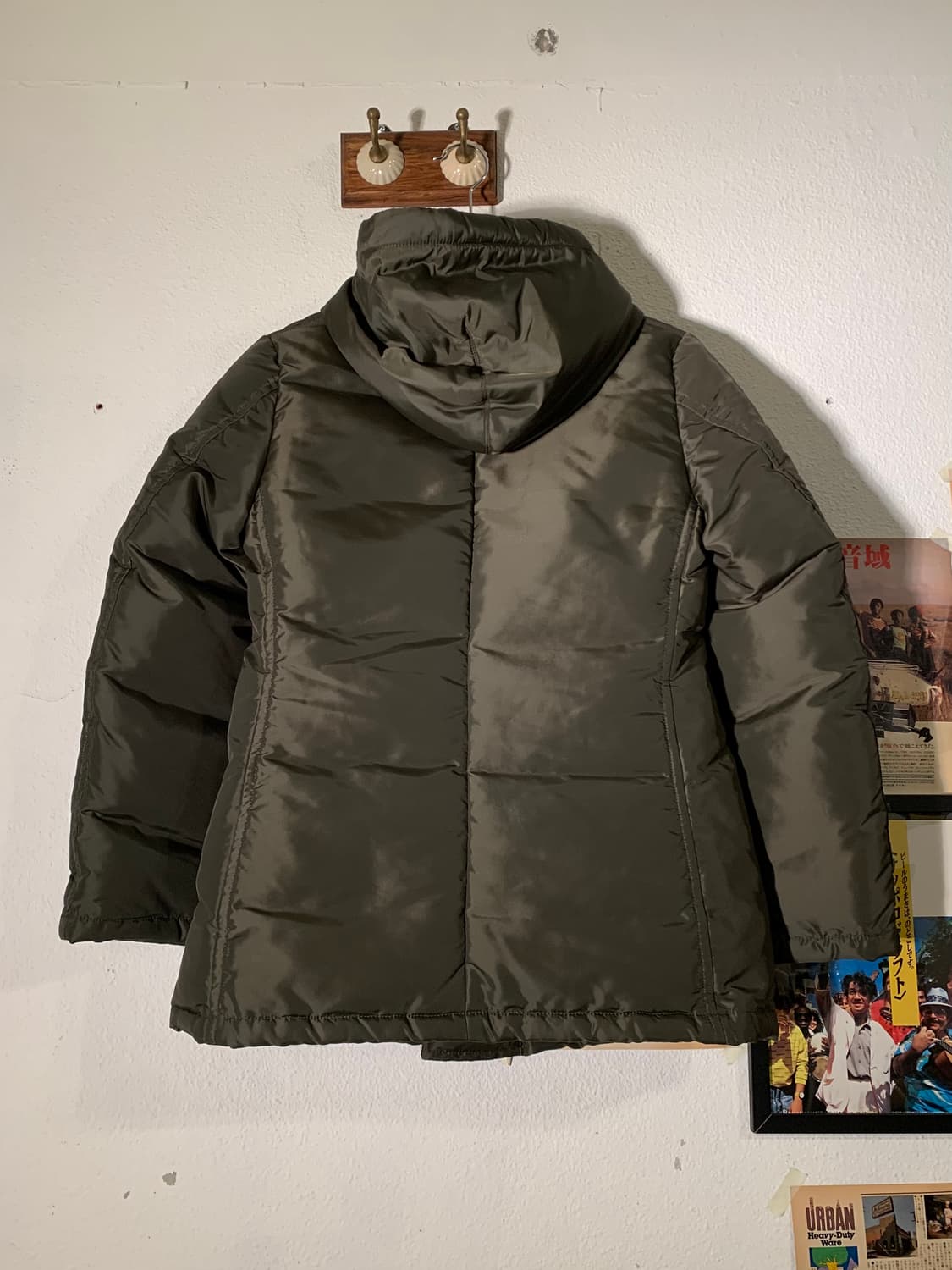 45rpm umii 908 올리브 더플 다운 패딩 상품이미지4