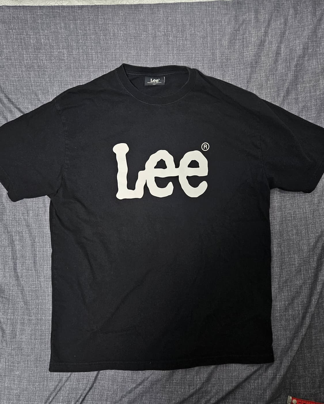 Lee 블랙 로고 반팔티 L 상품이미지2