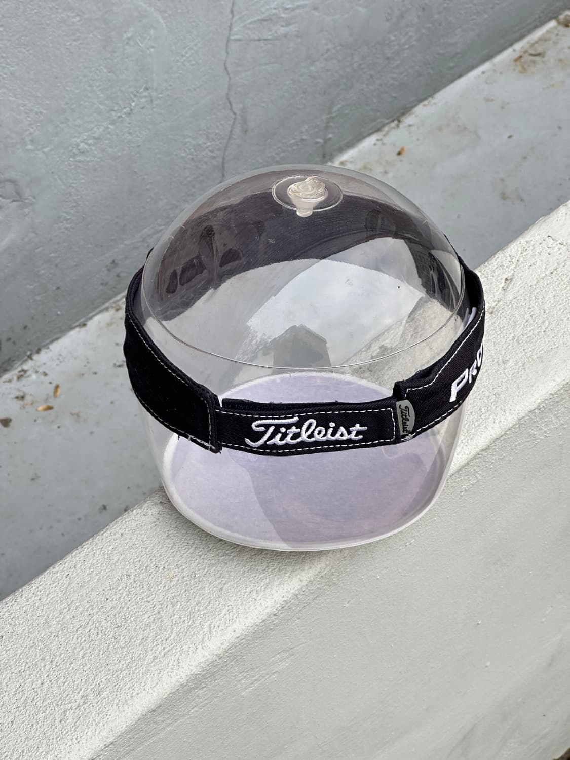 [F] 타이틀리스트 로고 네이비 썬캡 썬바이저 모자 상품이미지4