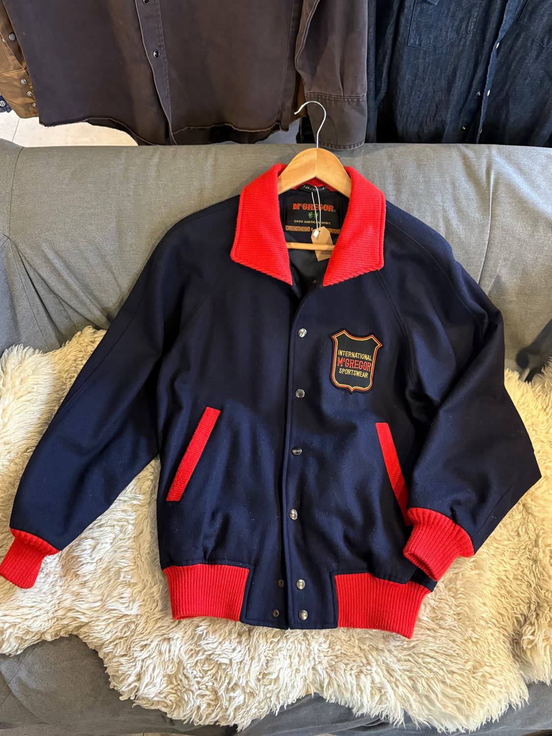 맥그리거 울 바시티 자켓 상품이미지1