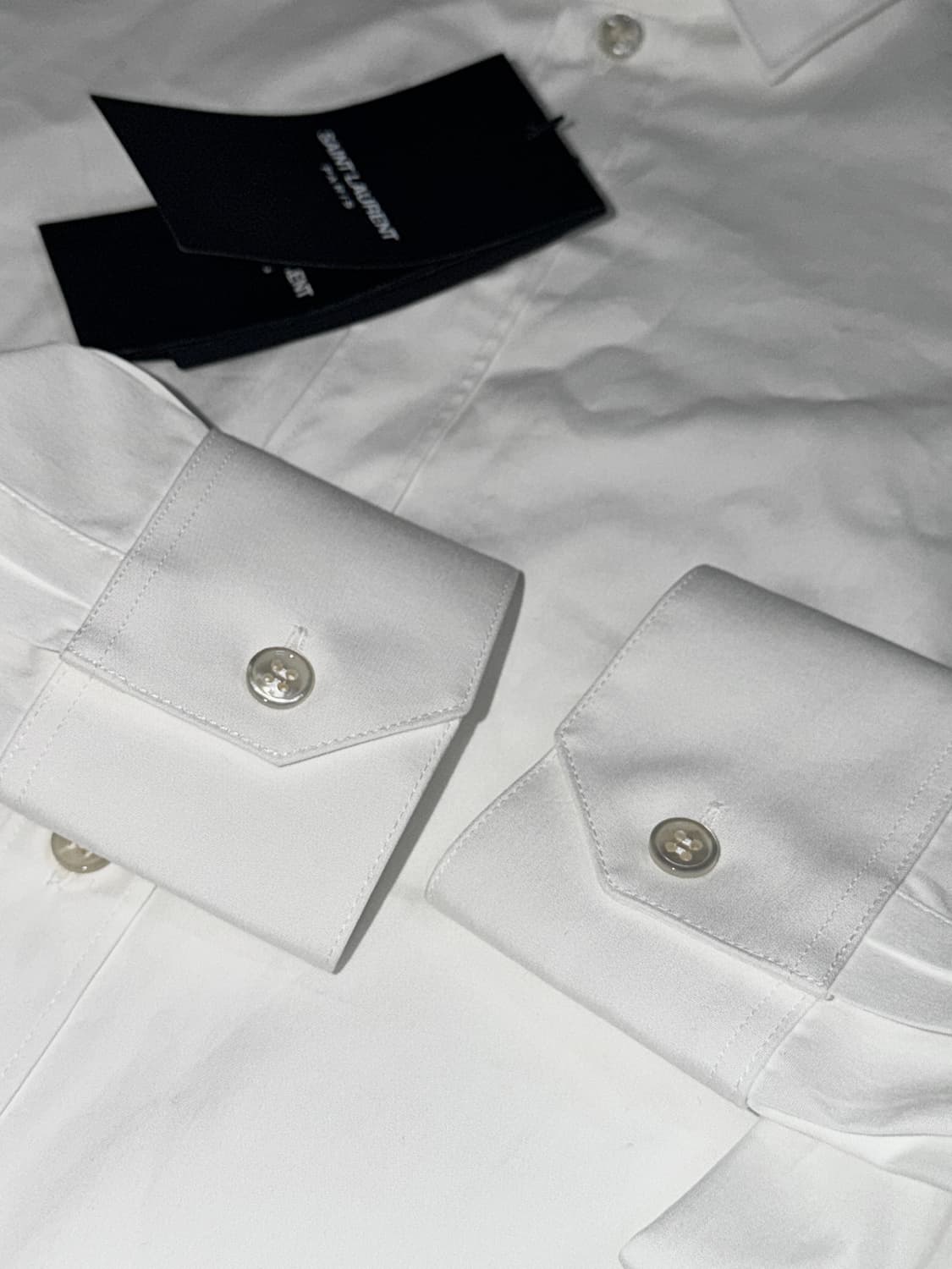Saint Laurent 자개단추 유니폼 셔츠 상품이미지6