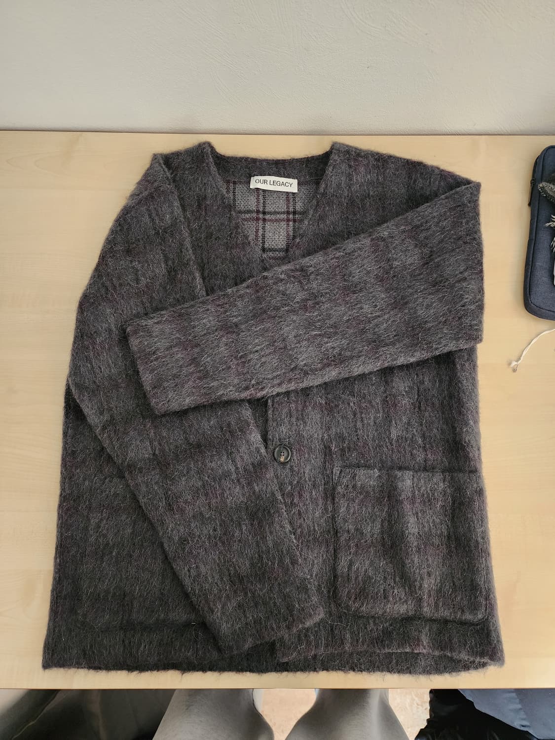 아워레가시 26ss 모헤어 가디건 sample 상품이미지2