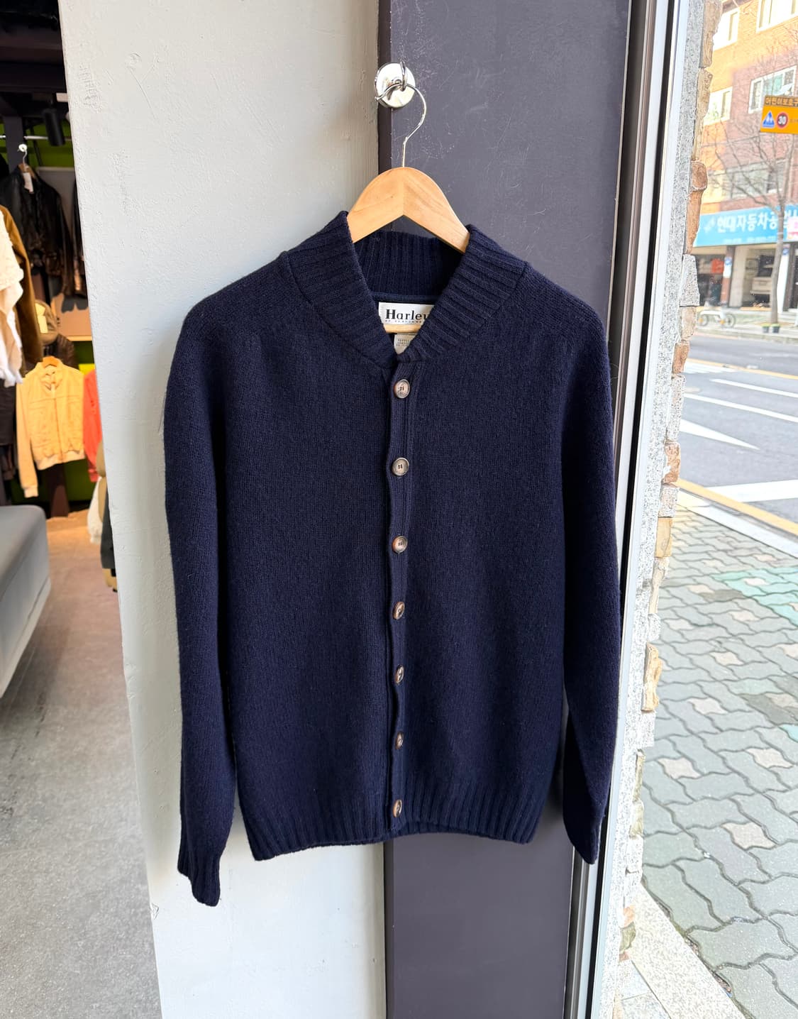 L/ 할리오브스코틀랜드 베이스볼 가디건 상품이미지2