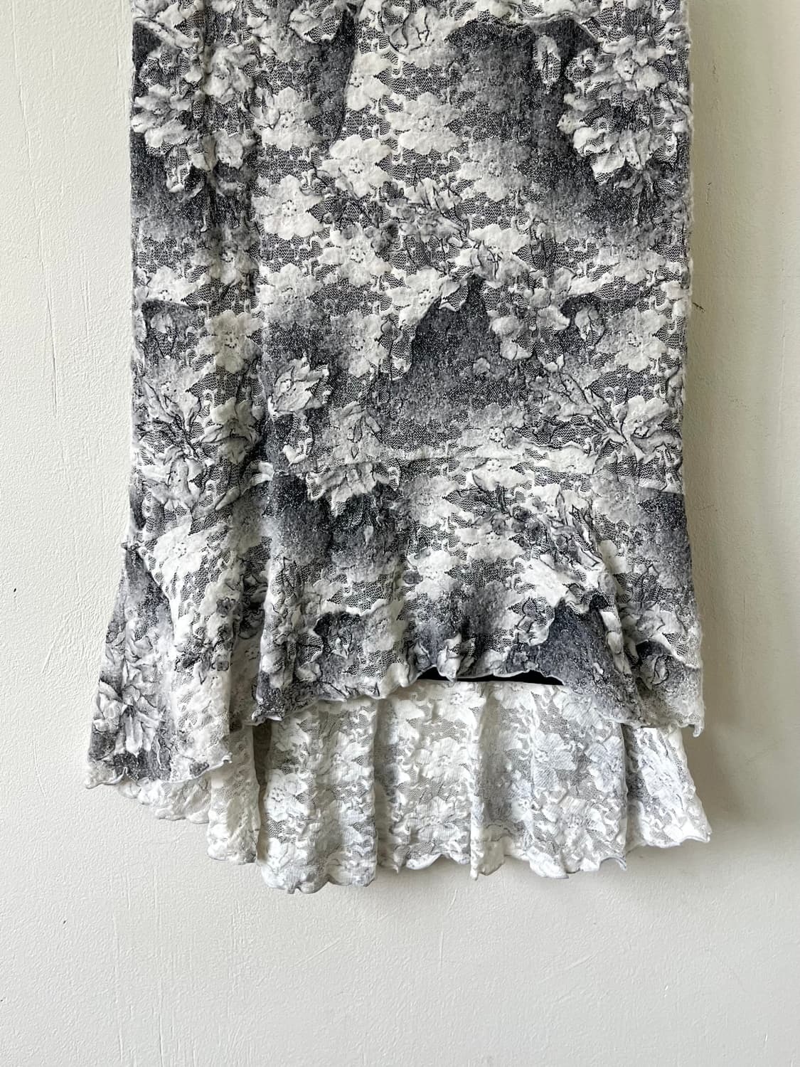 La quest-ceque 언발란스 스노우 플라워 스커트 상품이미지2