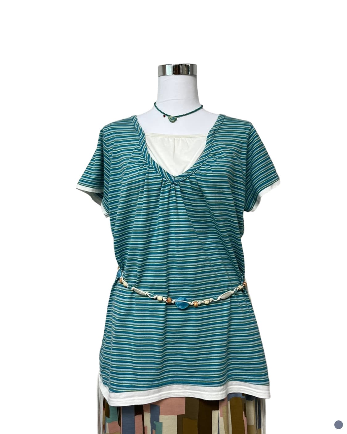 Blue layered t shirt 상품이미지5