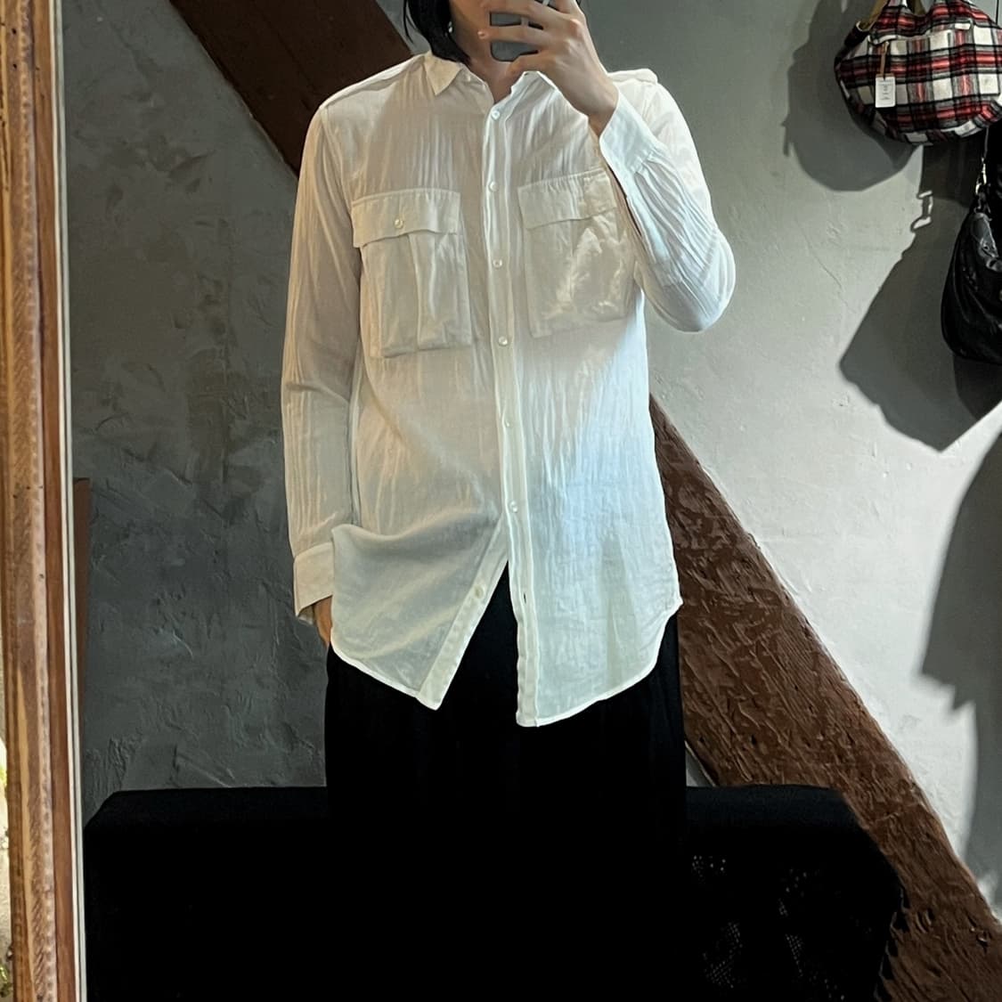 알렉산더 맥퀸 밀리터리 시어 셔츠 상품이미지3