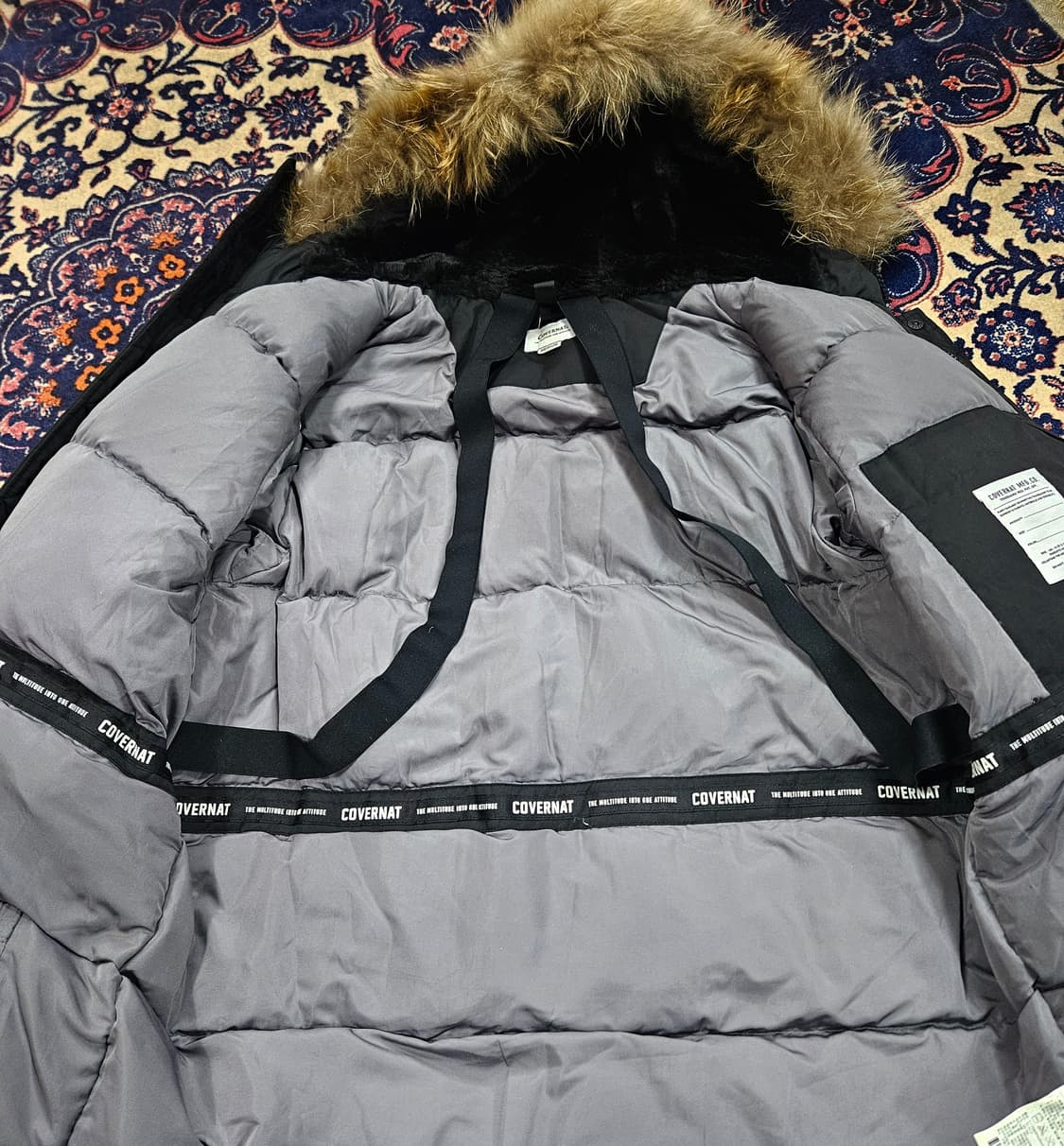 커버낫 라쿤퍼 구스다운 패딩 점퍼 M size 상품이미지6