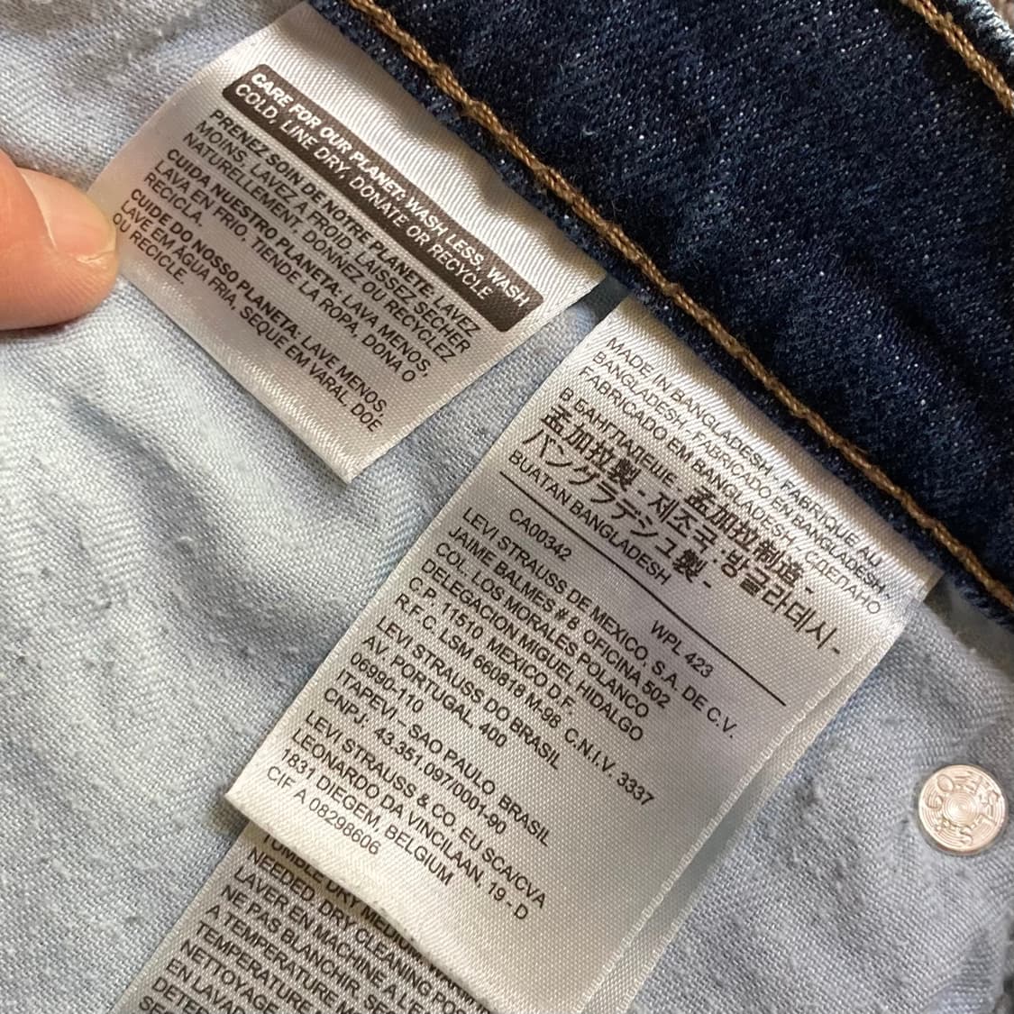 리바이스 511 데님팬츠 W38 L32 상품이미지5