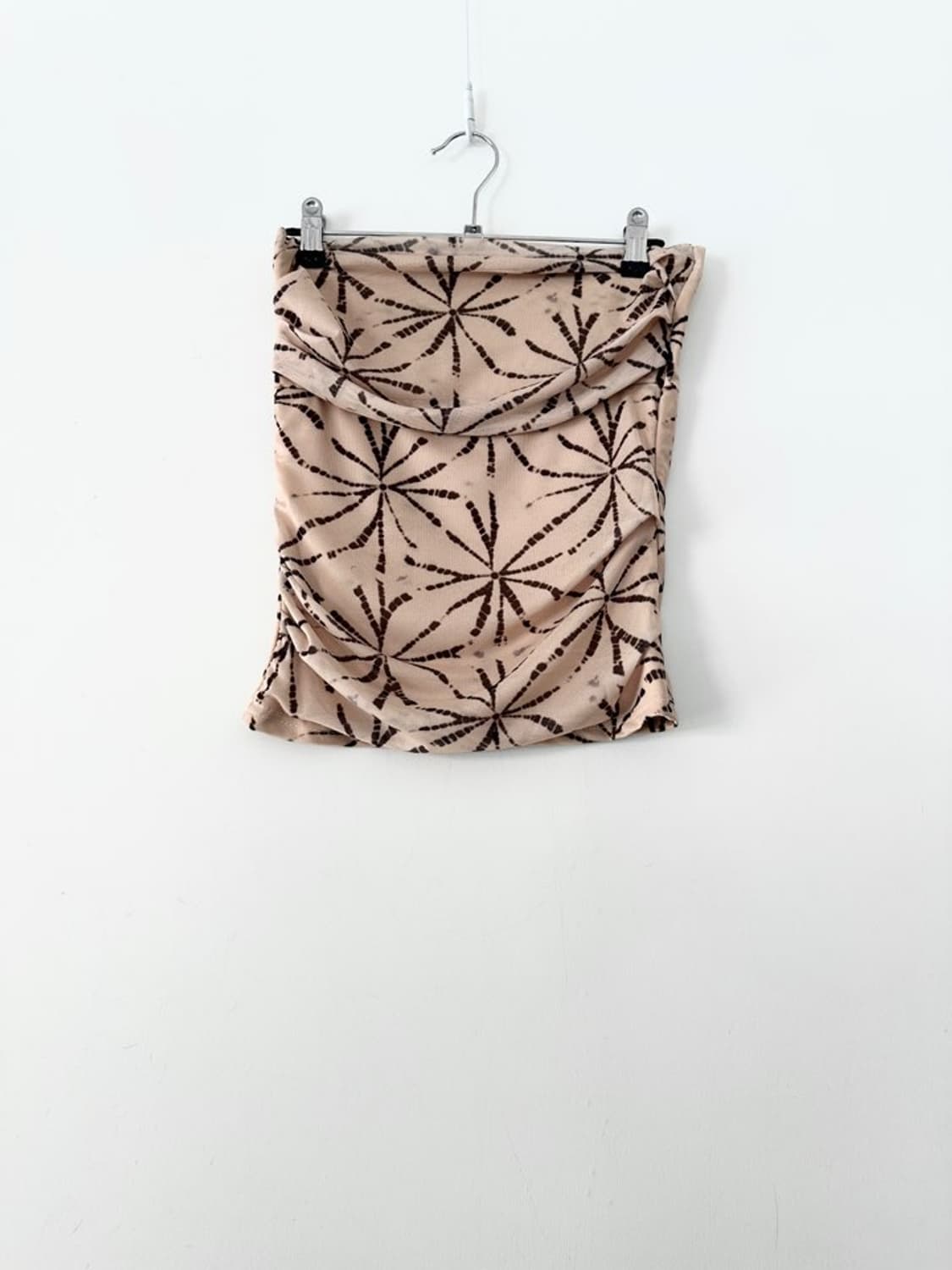 Pine needle tube top / beige 상품이미지2