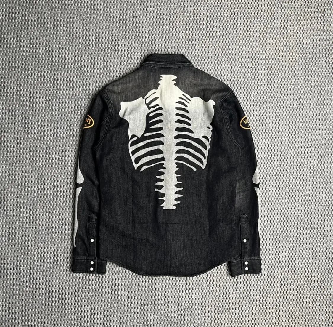 밴슨 본 디테일 셔츠자켓 M사이즈 상품이미지3