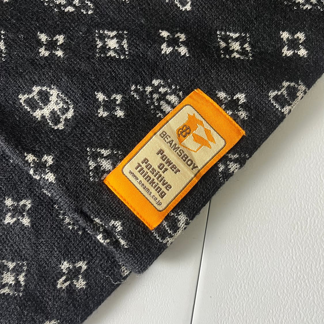 [Beams] 빔즈보이 로고 머플러 상품이미지2