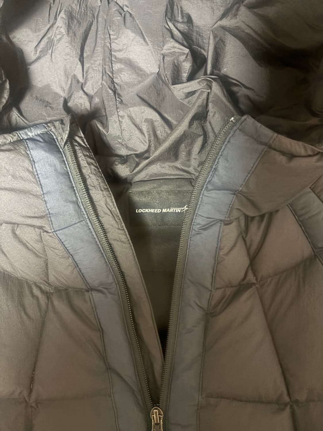 록히드마틴 웨이브 구스다운 점퍼 (ver.2) Navy 상품이미지3