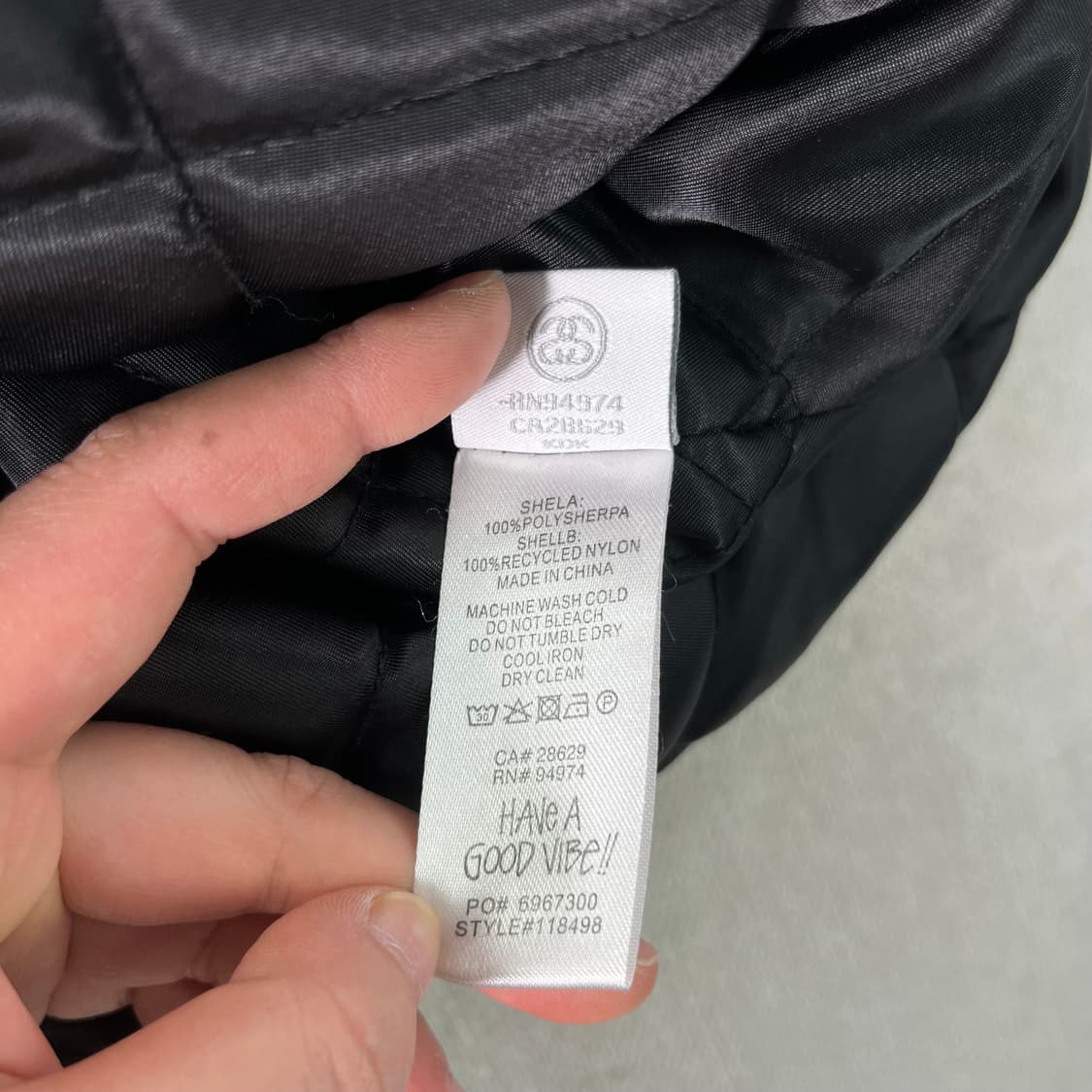 105 스투시 23fw 워시드 캔버스 워크자켓 본 화이트   상품이미지7