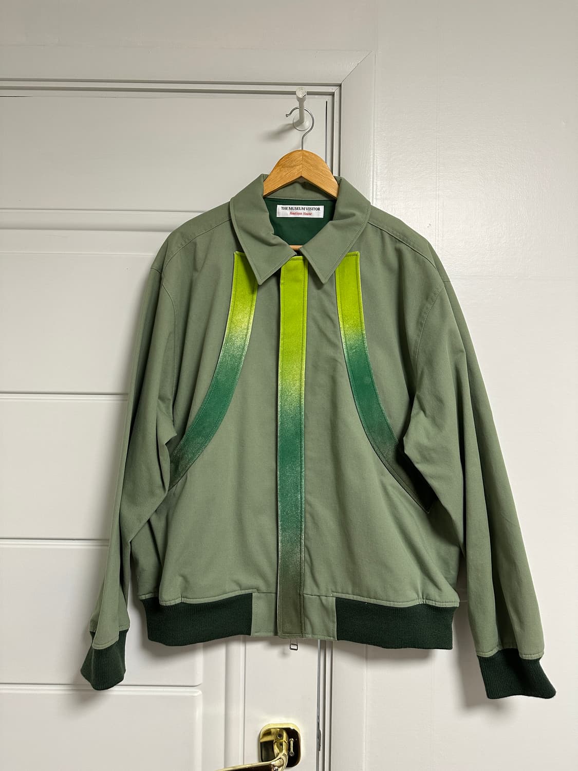 더뮤지엄비지터 봄버 자켓 블루종 자켓 상품이미지1