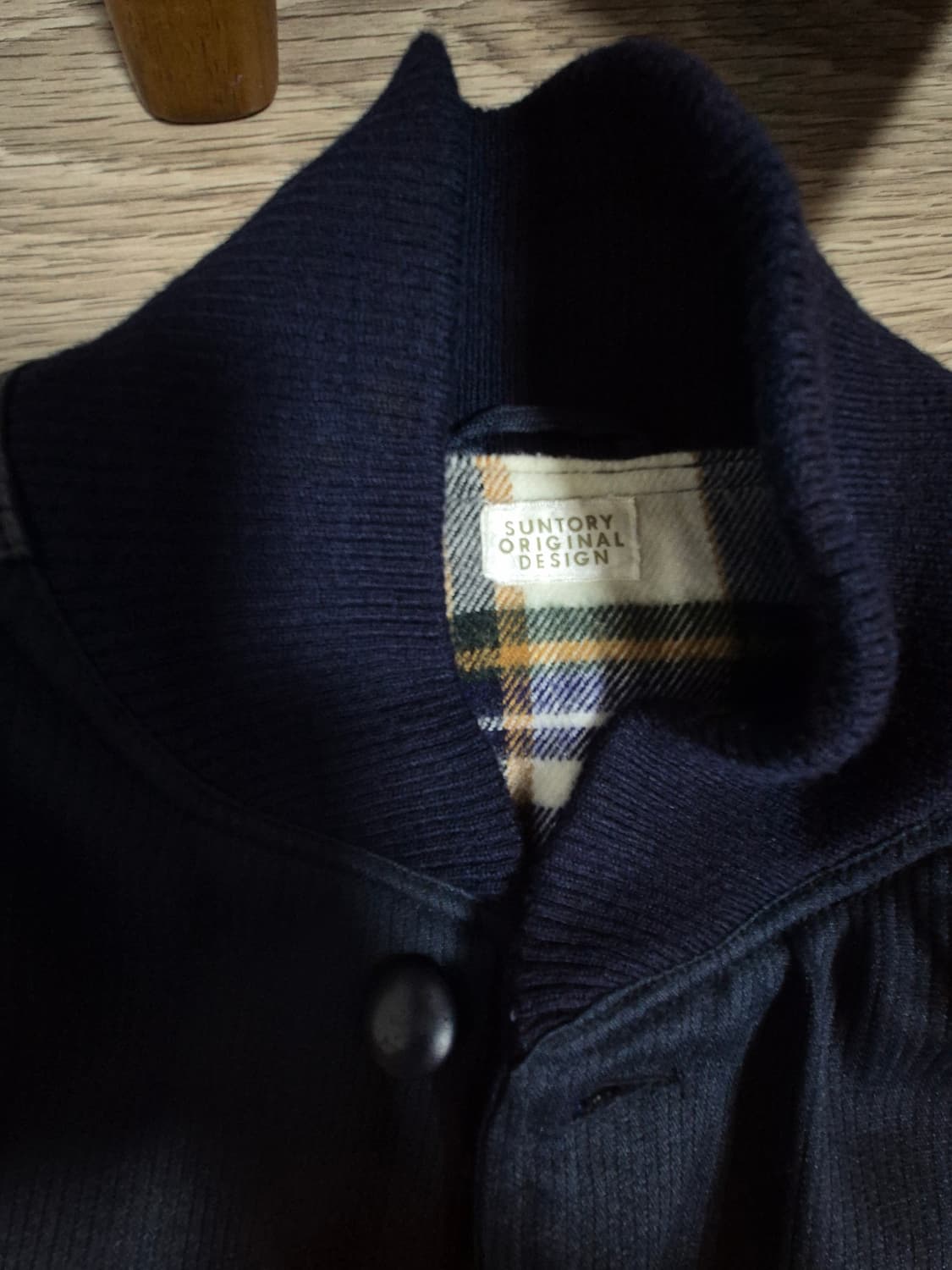 90's 산토리 보스 엘보패치 자켓 상품이미지4