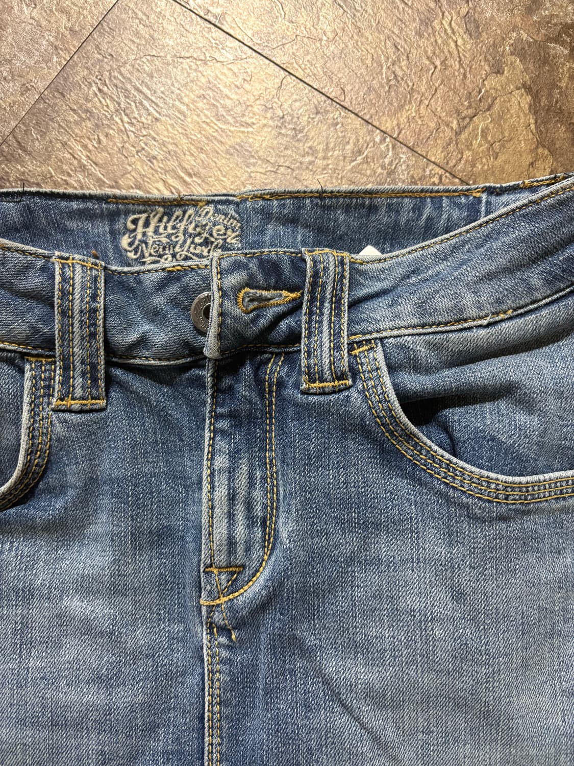 타미힐피거 빈티지 데님 스커트 상품이미지2