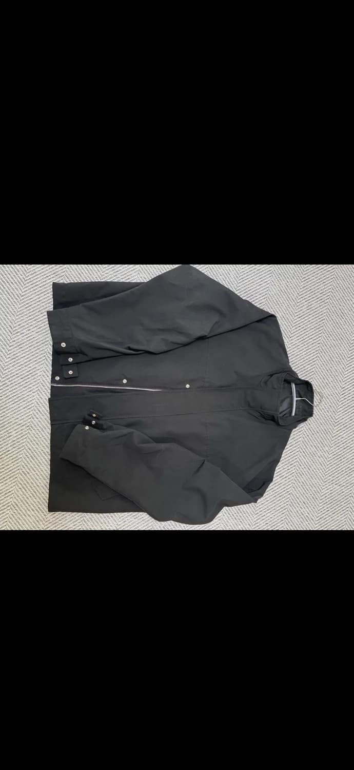 TNGT 블랙 오버핏 하이넥 쉘파카 상품이미지1