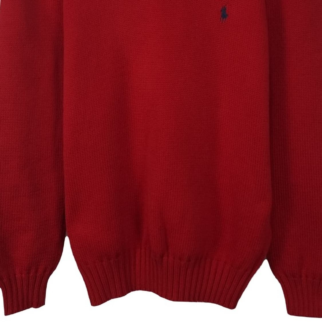 [폴로 랄프로렌] 포니 로고 자수 빈티지 코튼 니트 레드 M19086 상품이미지5