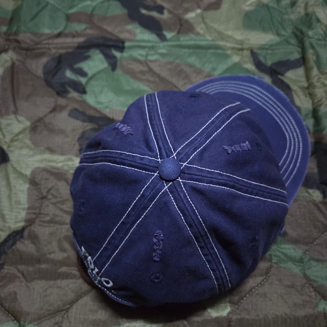 00s Vintage Polo Ralph Lauren Twill Cap 상품이미지4