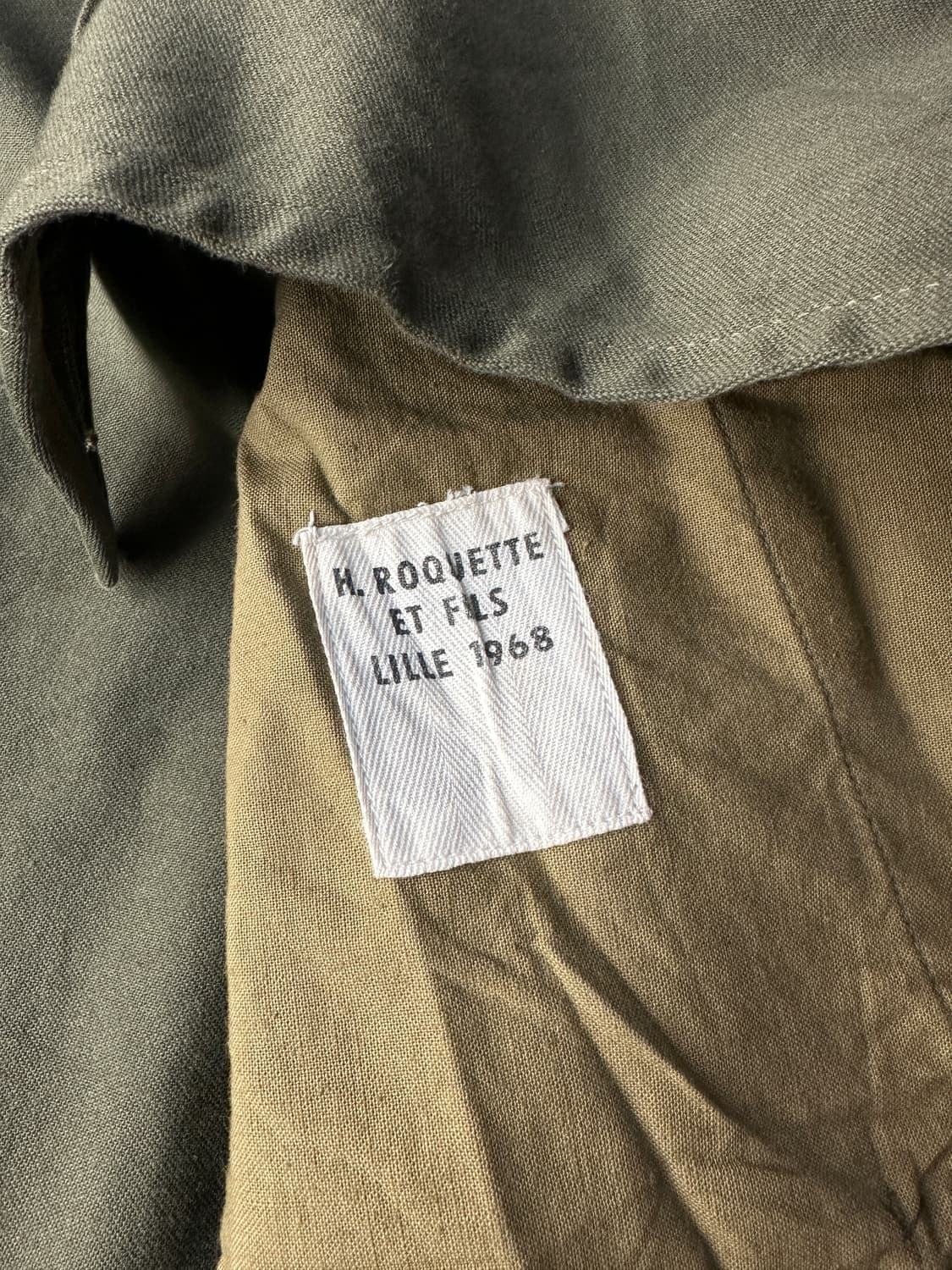 프랑스군 M64 야상 필드자켓 1968년 초기형 상품이미지6