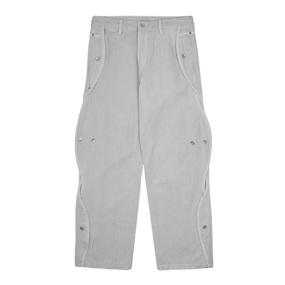 [새상품] [사이즈2] 산산기어 코튼 웨이브 팬츠 그레이 상품이미지1