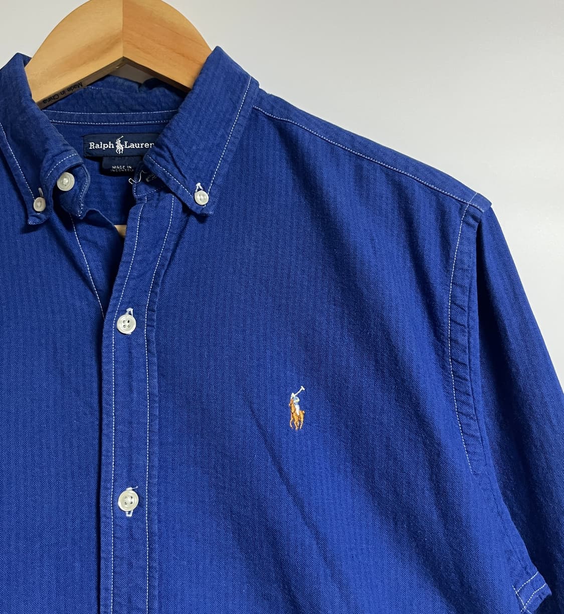 공용 폴로랄프로렌 멀티포니 옥스포드 셔츠 남방 L 상품이미지4