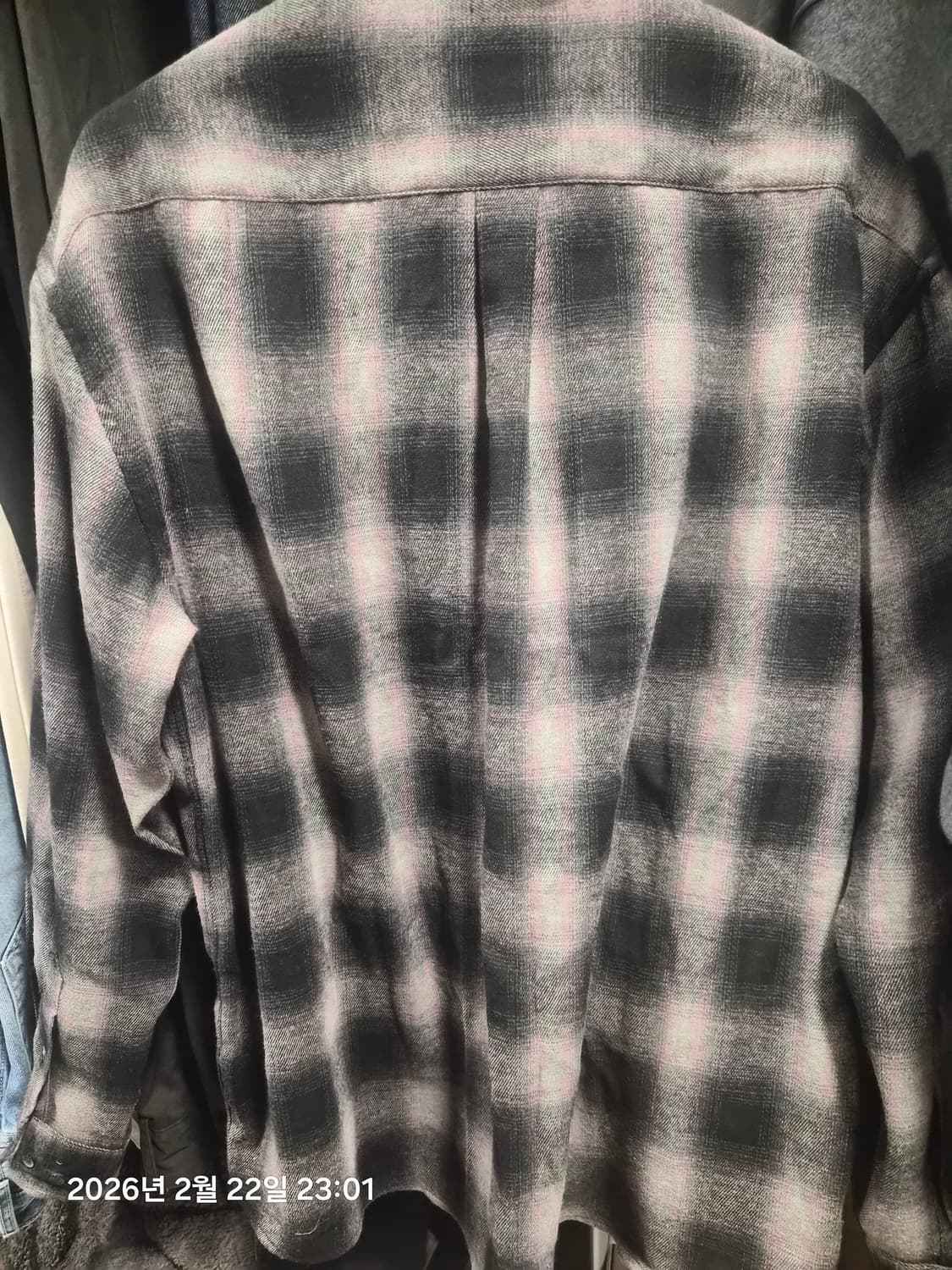 [M]유니온블루 플란넬 셔츠 상품이미지3