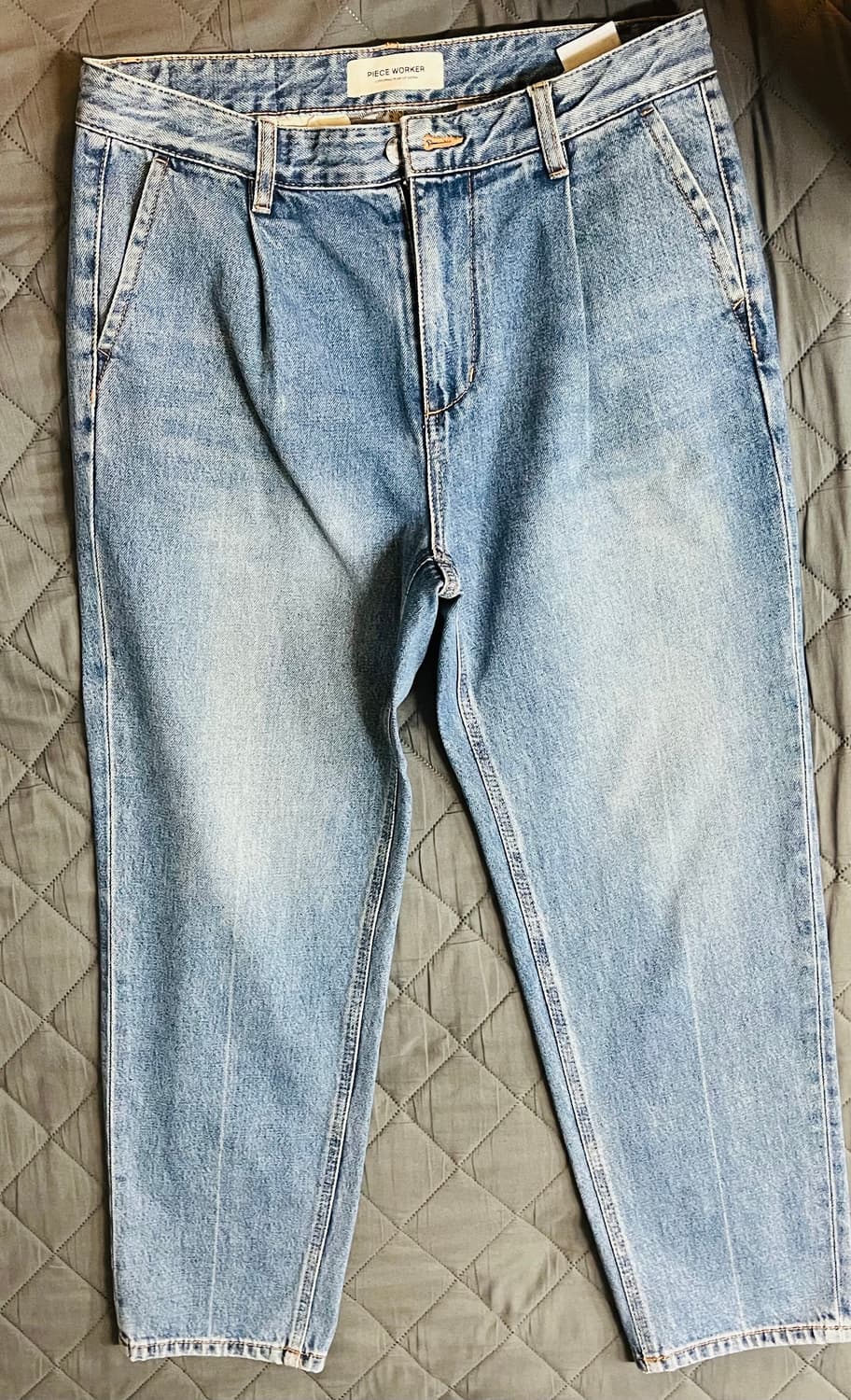 피스메이커 루즈핏 테이퍼드 데님 판매합니다 상품이미지1