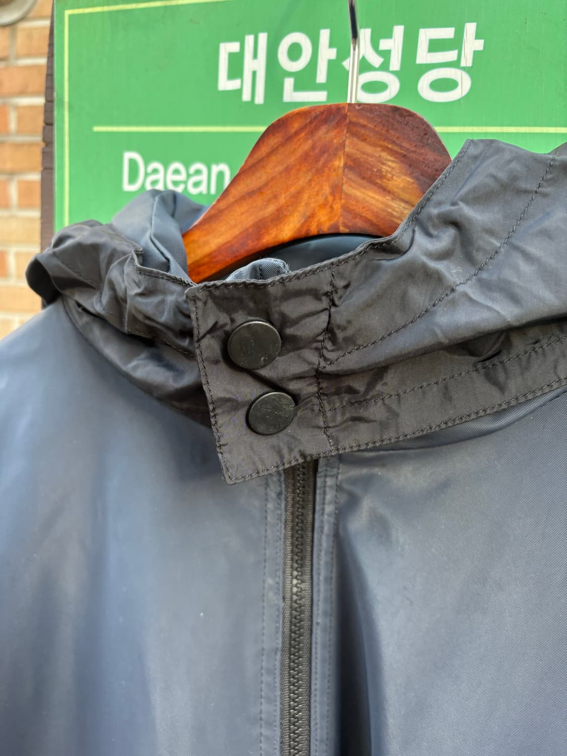 90s Emporio Armani 헤비 레인 자켓 상품이미지4