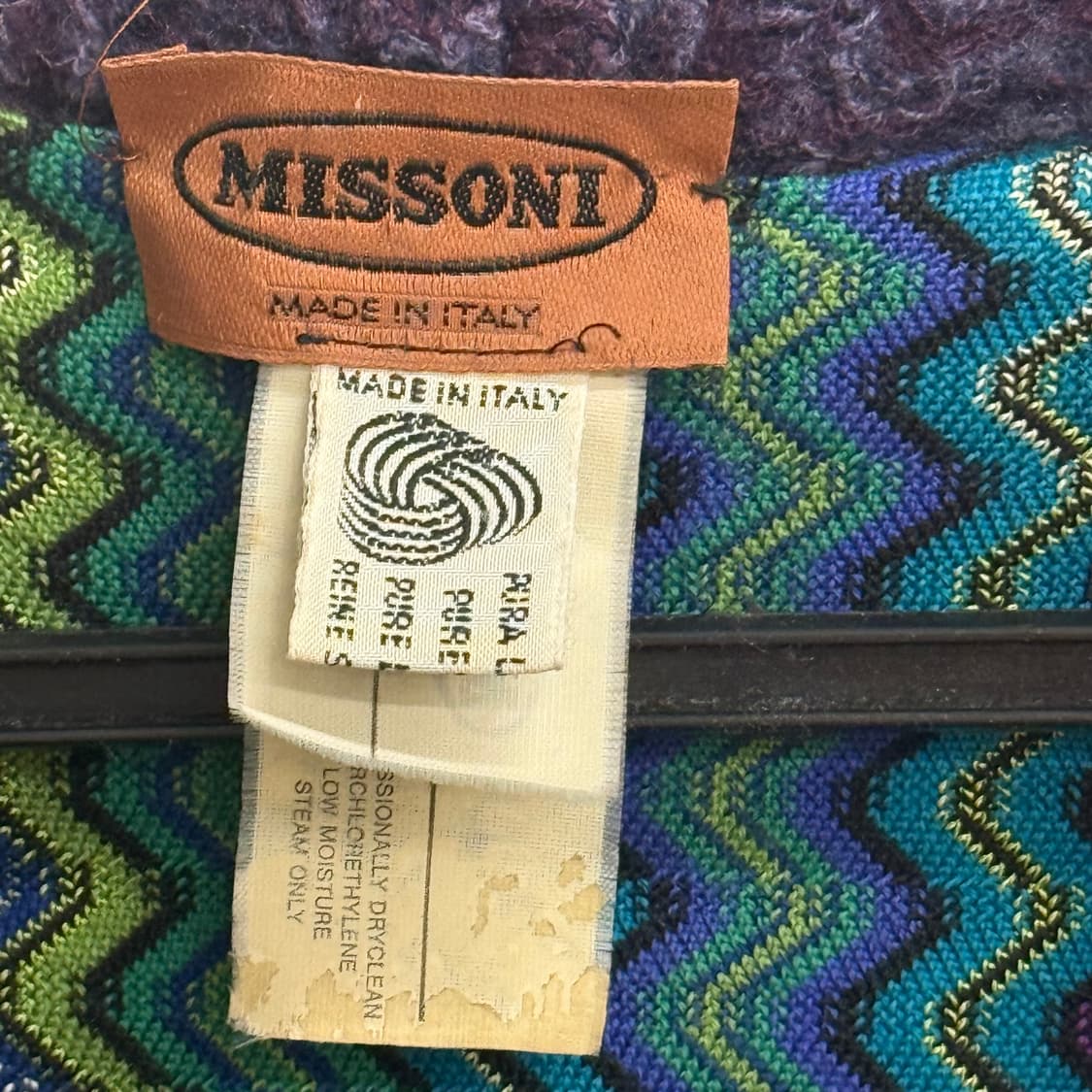 Italy 미쏘니 Purple 코트 M 상품이미지2