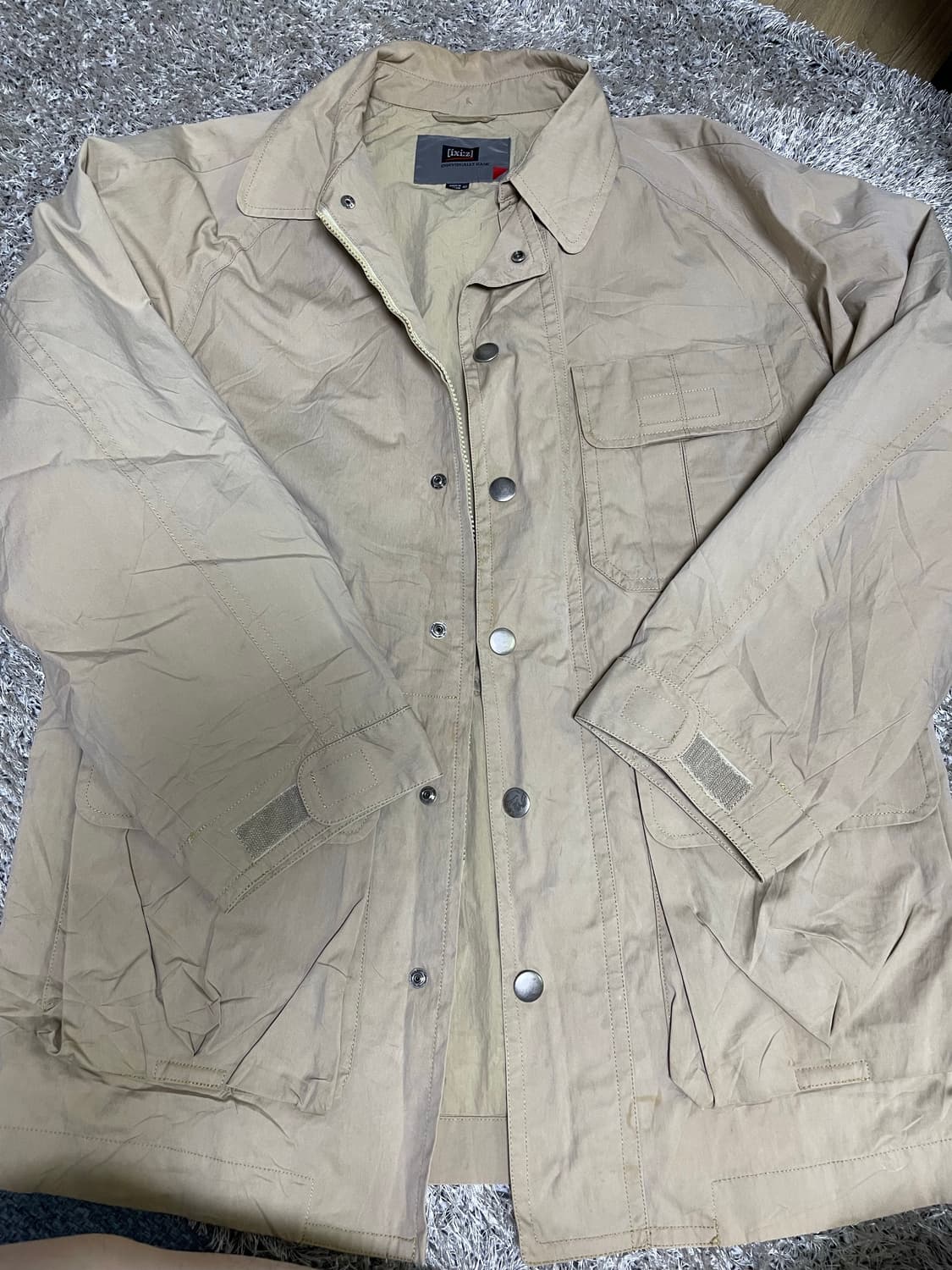 일제 [ixiz] 베이지 사파리자켓 사이즈 105~110 상품이미지1