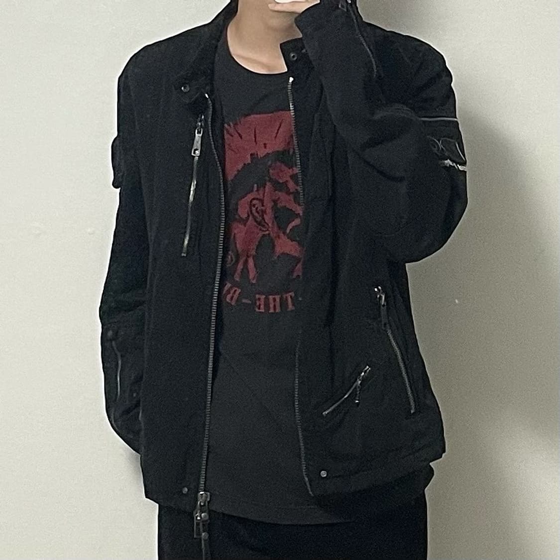 디젤 코튼 라이더 자켓 상품이미지2